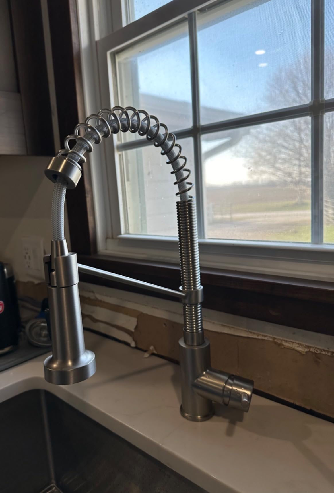 KRAUS Stainless Steel 18 in Touchless Pull Down Faucet KSF-1610SFS customer photo 2