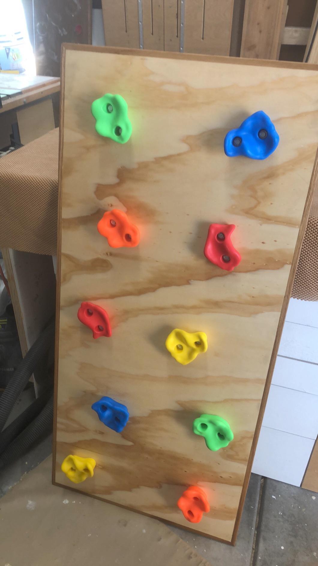 Rock Climbing Holds, Colorful Textured Wall Rocks with Hardware customer photo 2