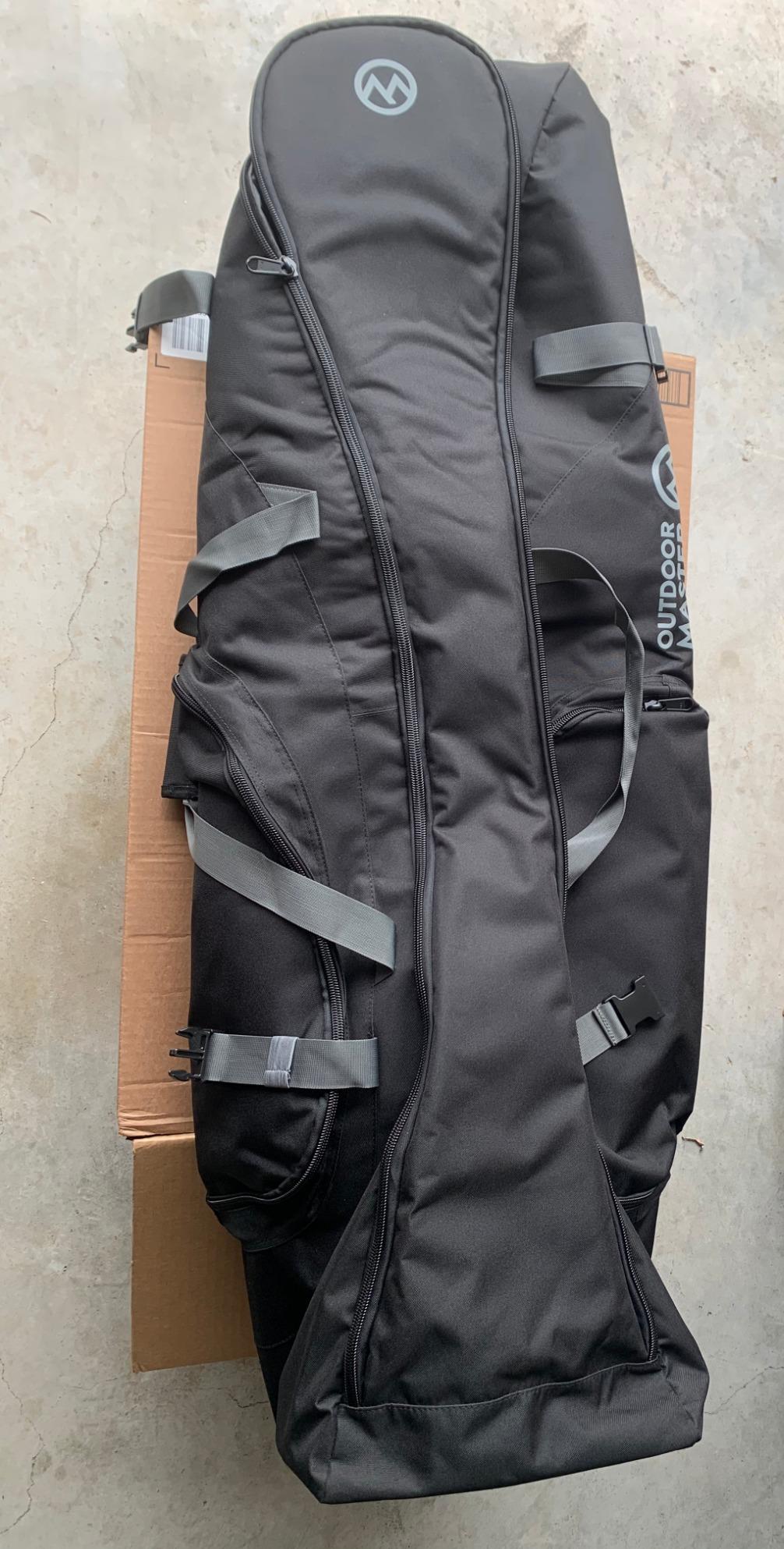 OutdoorMaster Padded Golf Travel Bag with Reinforced Wheels, 900D Oxford Fabric customer photo 1