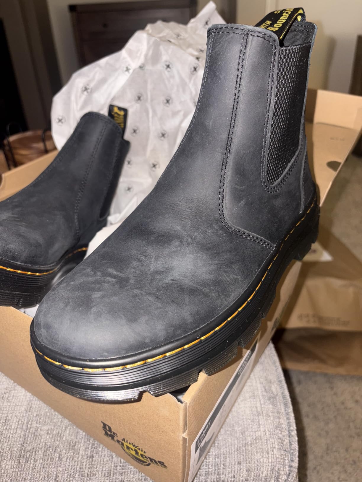 Dr. Martens unisex-adult Embury Leather Chelsea Boot customer photo 2