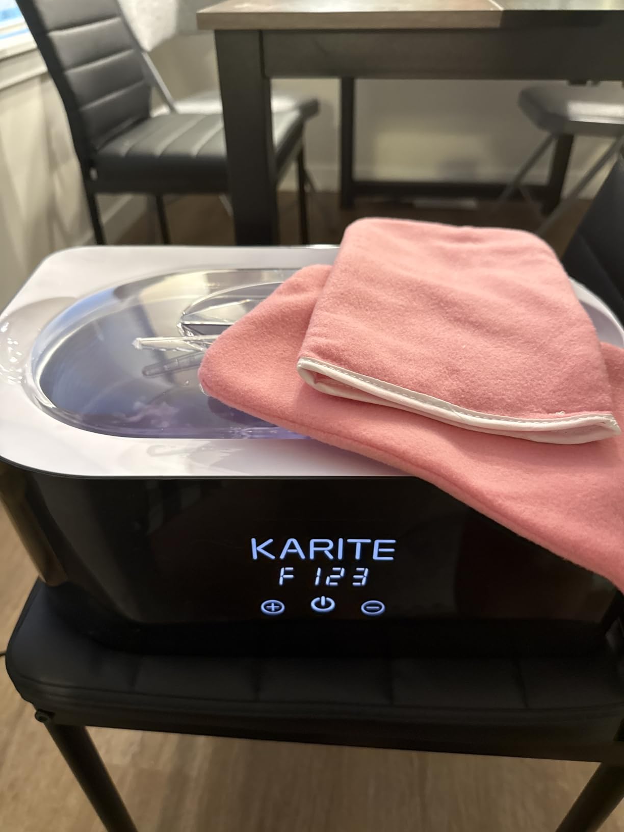 Paraffin Wax Machine for Hand and Feet - Karite Paraffin Wax Bath 4000ml Paraffin Wax Warmer Moisturizing Kit Auto-time and Keep Warm customer photo 2