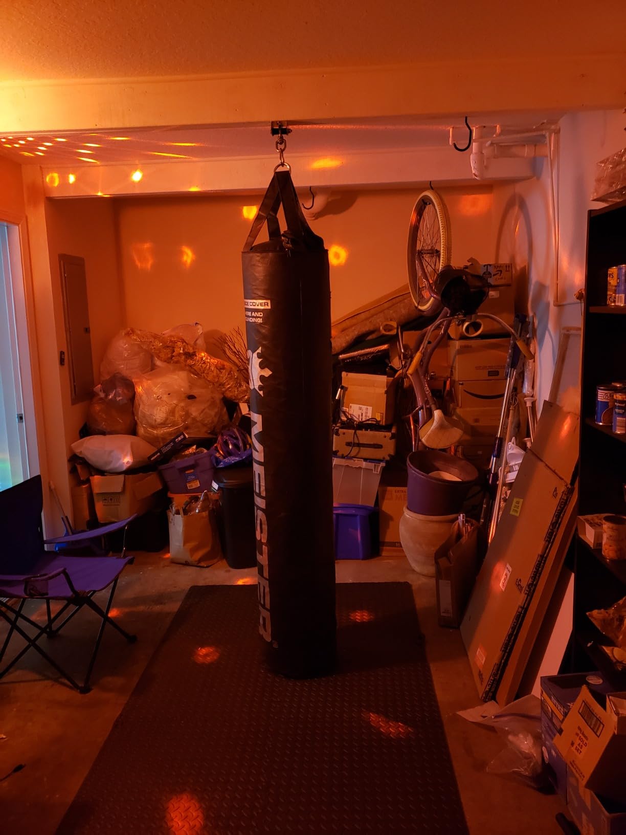 Meister 110lb Filled Muay Thai Heavy Bag for MMA & Kickboxing customer photo 1