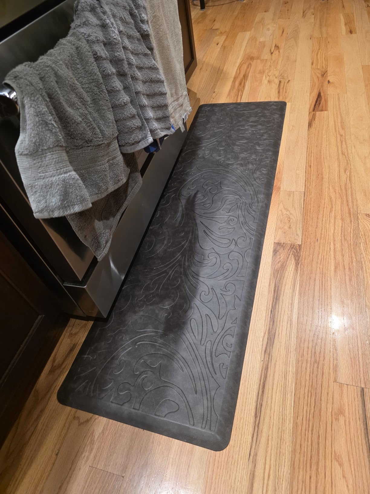 Kitchen Mat Cushioned Anti-Fatigue Comfort Standing Mat Rug for Home, Office | Waterproof Non-Slip Ergonomic Comfort Rug for Sink, Laundry, Desk 17.3