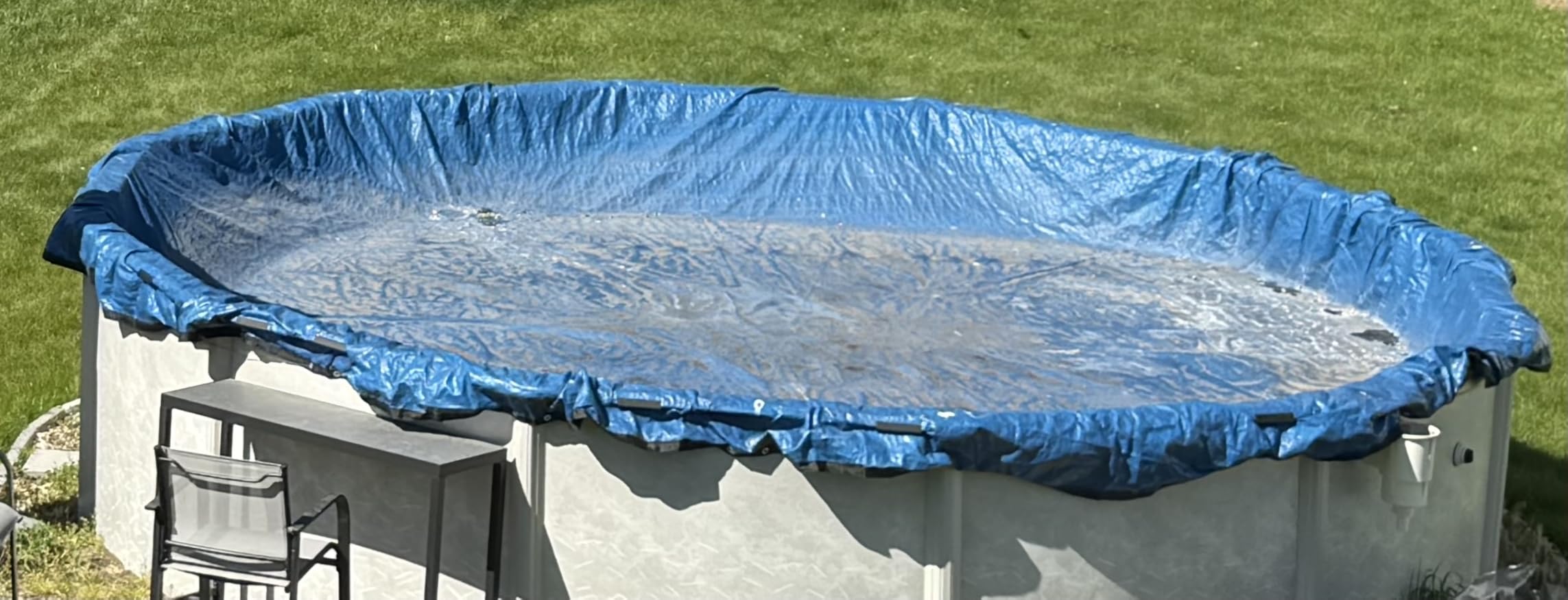 Yankee Pool Pillow Sapphire Series 24 ft Round Winter Pool Cover for Above Ground Pools customer photo 1