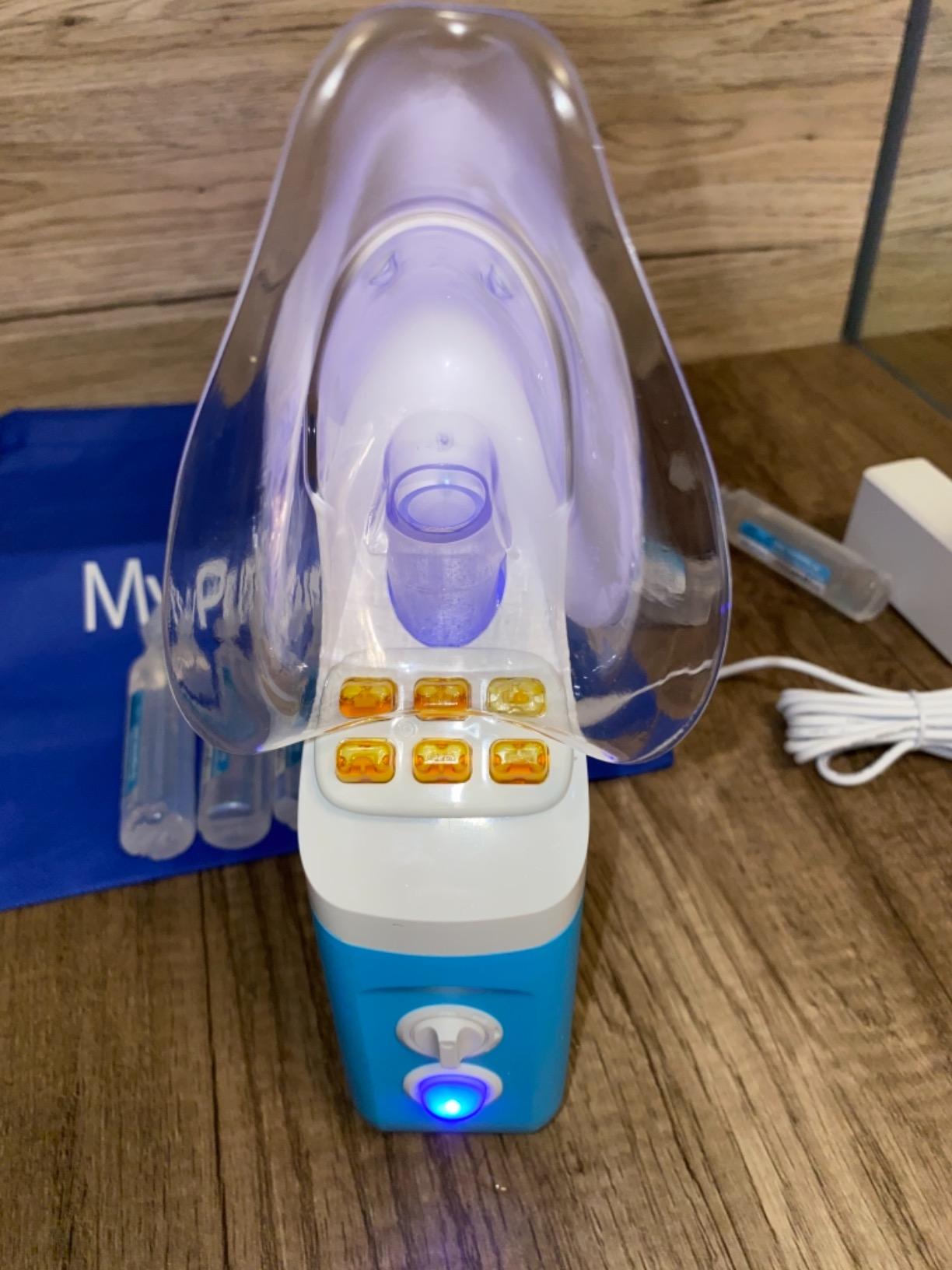 Mypurmist Essential Kit Plus Steam Inhaler + Handsfree Strap (Plug-in) | Facial Steam Mask for Sinus Comfort, Vocal Care, Warm Mist Breathing customer photo 2