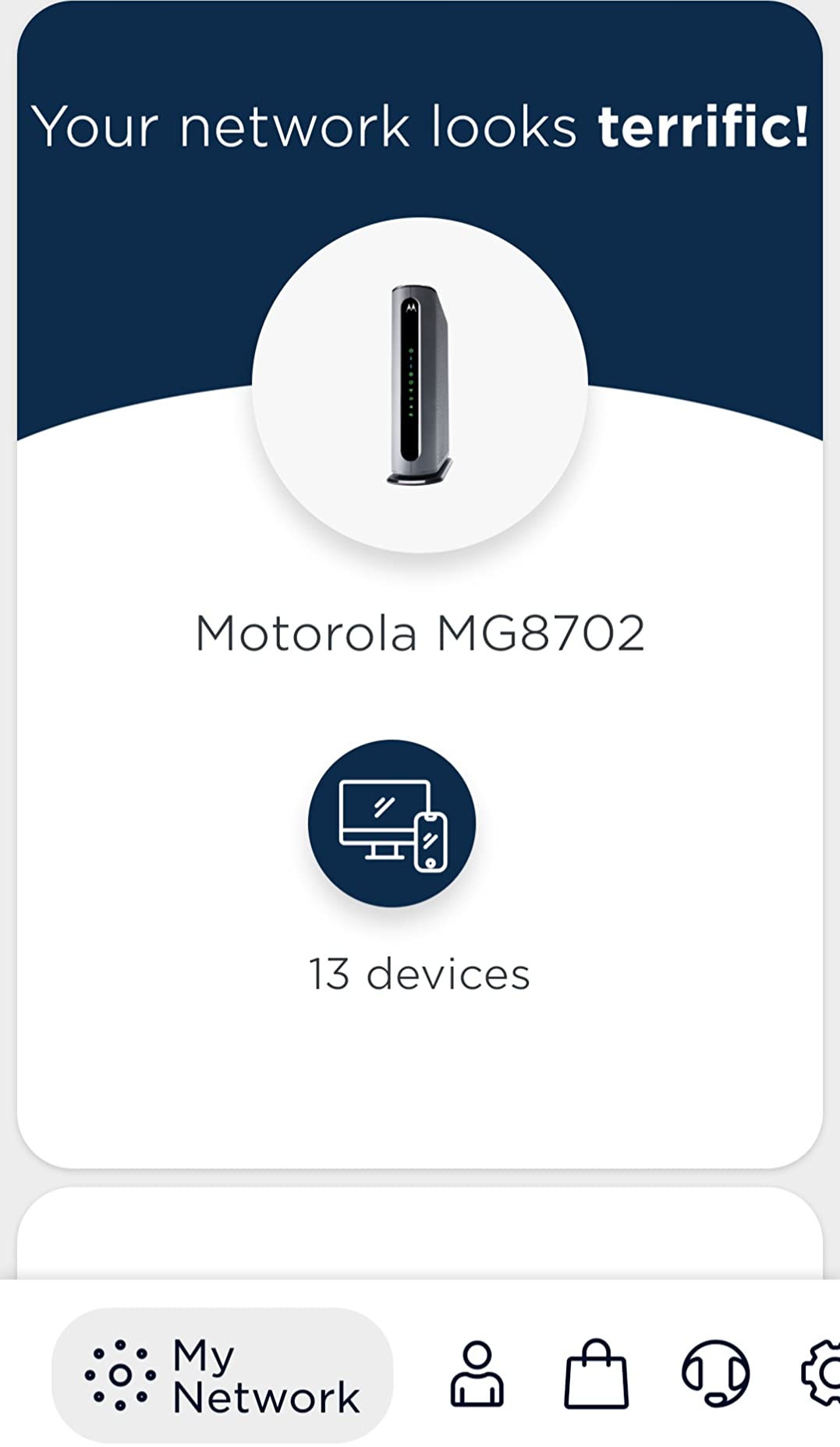 Motorola MG8702 DOCSIS 3.1 Cable Modem + Wi-Fi Router Combo, AC3200 customer photo 1