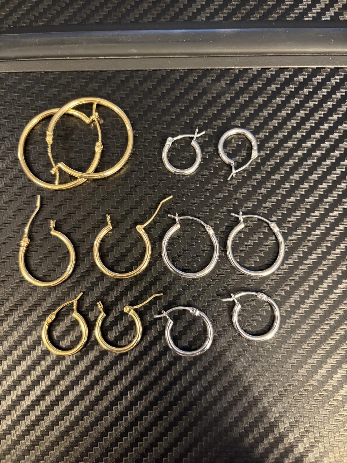 Gacimy Gold Hoop Earrings for Women 14K Gold Plated Hoops customer photo 1