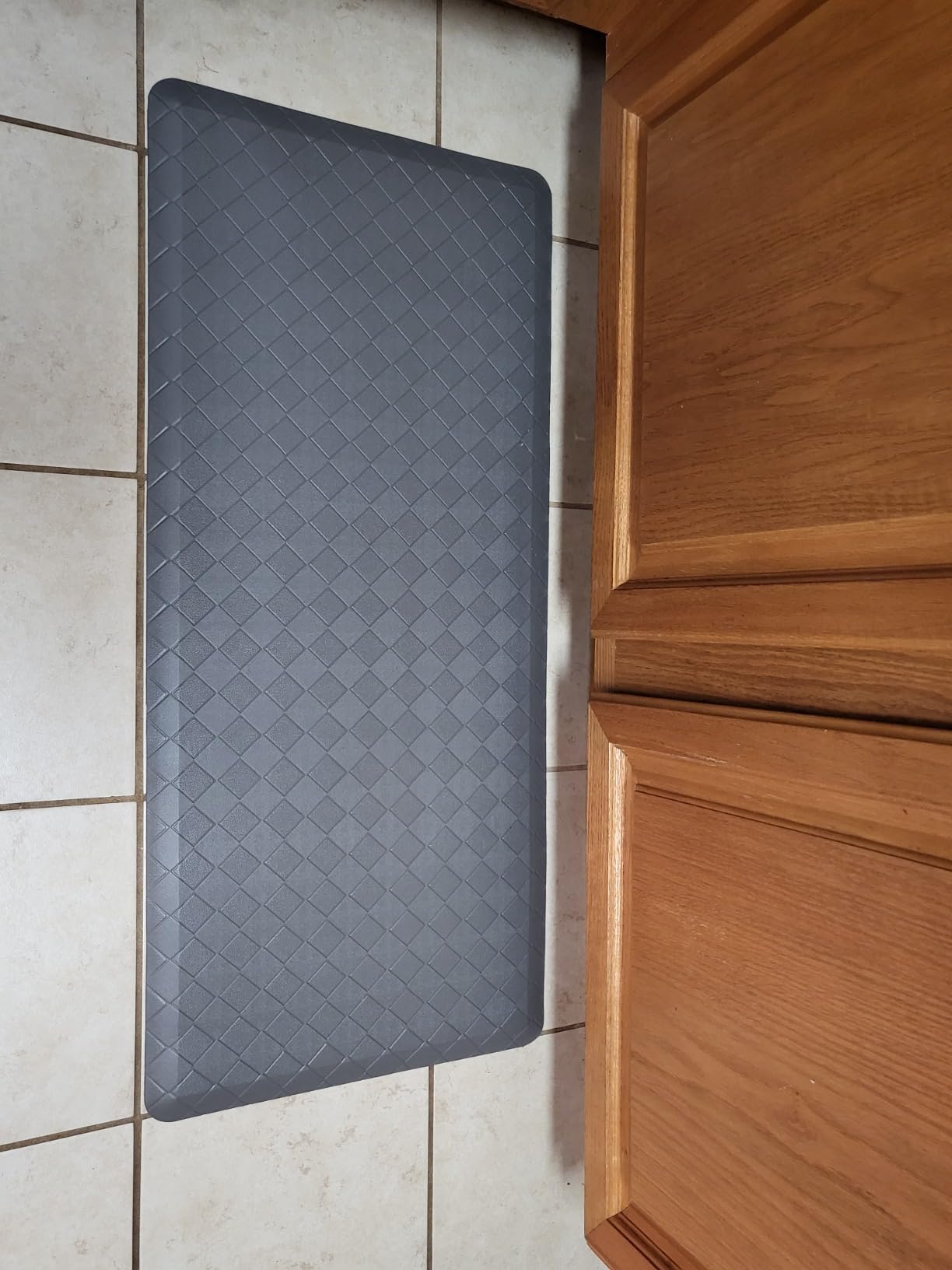 HappyTrends Kitchen Mats for Floor Cushioned Anti-Fatigue Kitchen Rugs | Thick,Soft and Waterproof Non-Slip Mats and Rugs Heavy Duty Ergonomic Comfort Rug for Floor,Office,Sink,Laundry customer photo 2