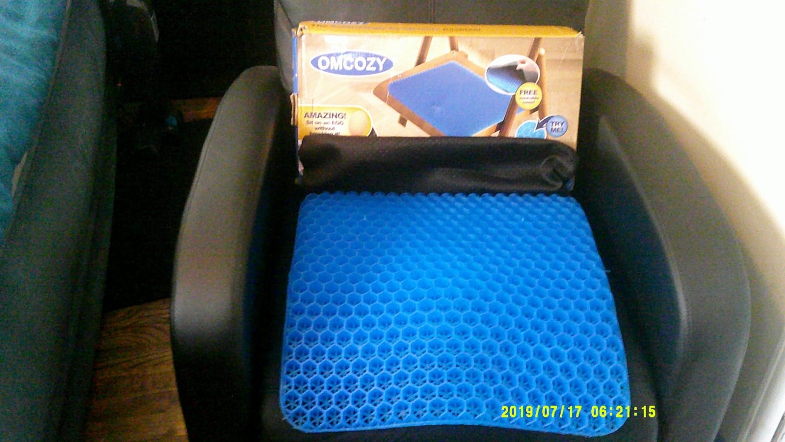 Gel Seat Cushion, Cooling Honeycomb Design for Office Chair Car Wheelchair | Cool & Breathable, Soft & Comfortable customer photo 2