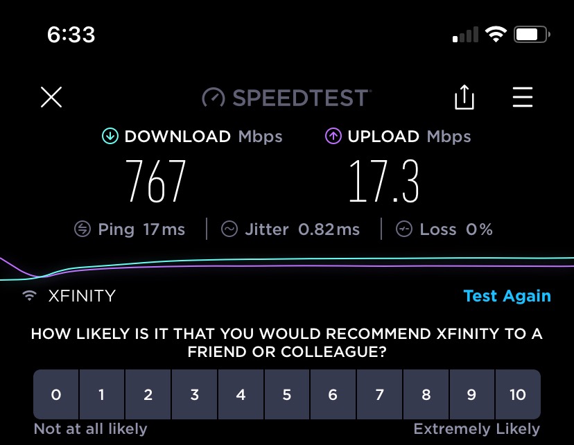 NETGEAR Nighthawk Modem Router Combo (CAX30S) DOCSIS 3.1 & WiFi 6 Router - AX2700, NETGEAR Armor customer photo 1