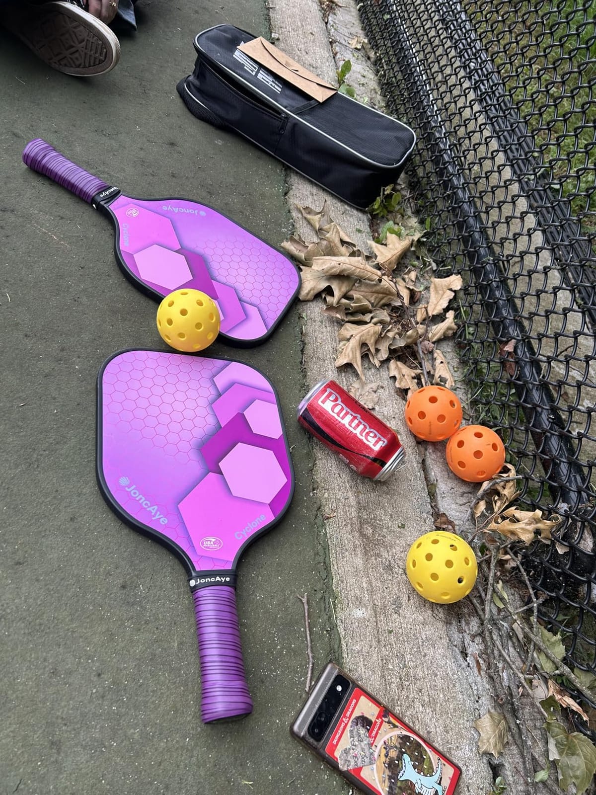JoncAye Pickleball Paddles Set of 4 or 2 Fiberglass Rackets USAPA Approved customer photo 2