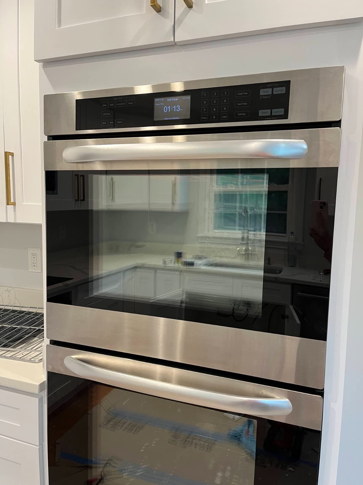 KoolMore 30-Inch Electric Double Wall Oven, Rapid Convection Cooking, 7 Cook Modes, Dual Large Capacity (KM-WO30D-SS) customer photo 1