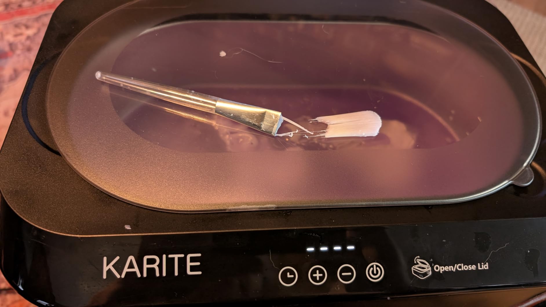 KARITE Paraffin Wax Machine for Hands and Feet with Auto Open Lid, Paraffin Bath, 20Min Fast Wax Meltdown, Precision Temperature Control, 4500ml customer photo 2