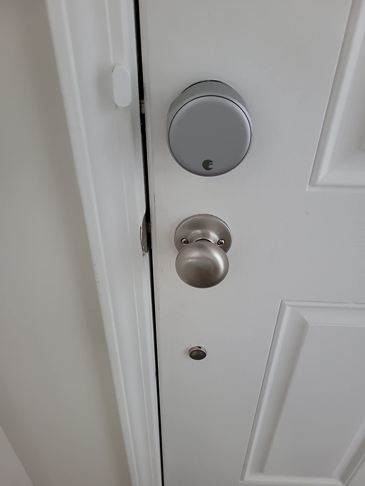 August Home Matte Black Wi-Fi Smart Lock and Smart Keypad, Keyless Door Lock for Front Entry Door, Great for Guests and Vacation Rentals, AUG-SL05-KY1-G05 customer photo 2