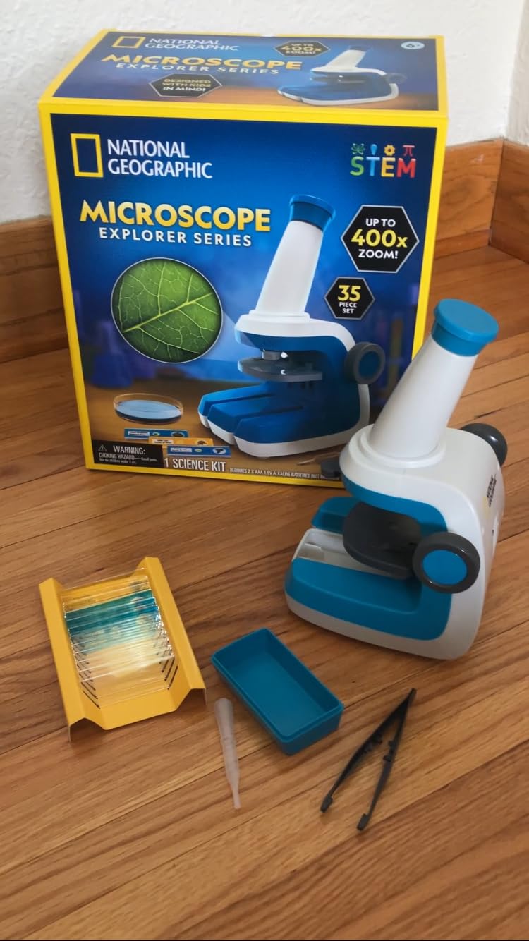National Geographic Microscope for Kids with Up to 400x Magnification customer photo 2