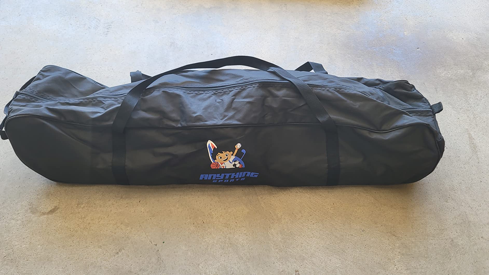 Deluxe Heavy Duty Pickleball Net with Wheels - Regulation Size Portable Net System with Lockable Wheels & Wheeled Carry Case | Tournament-Ready, Fast Setup | Backyard, Driveway, Gym & Court Use customer photo 1