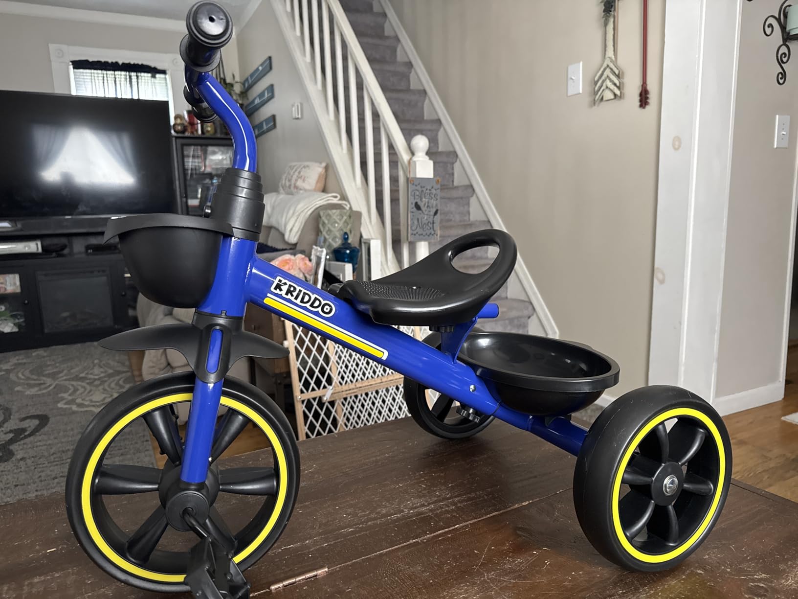 KRIDDO Toddler Tricycle for Toddlers Age 2-5, Tool-Free Trike | Tricycles for 3-5 Year Olds, Green, Easy to Assemble, 2 Year Old Boy Birthday Gift customer photo 1