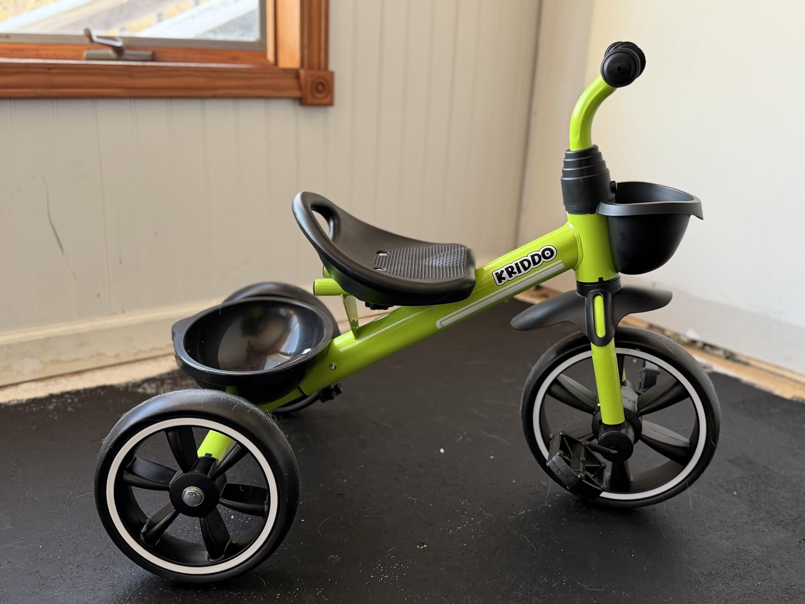 KRIDDO Toddler Tricycle for Toddlers Age 2-5, Tool-Free Trike | Tricycles for 3-5 Year Olds, Green, Easy to Assemble, 2 Year Old Boy Birthday Gift customer photo 2
