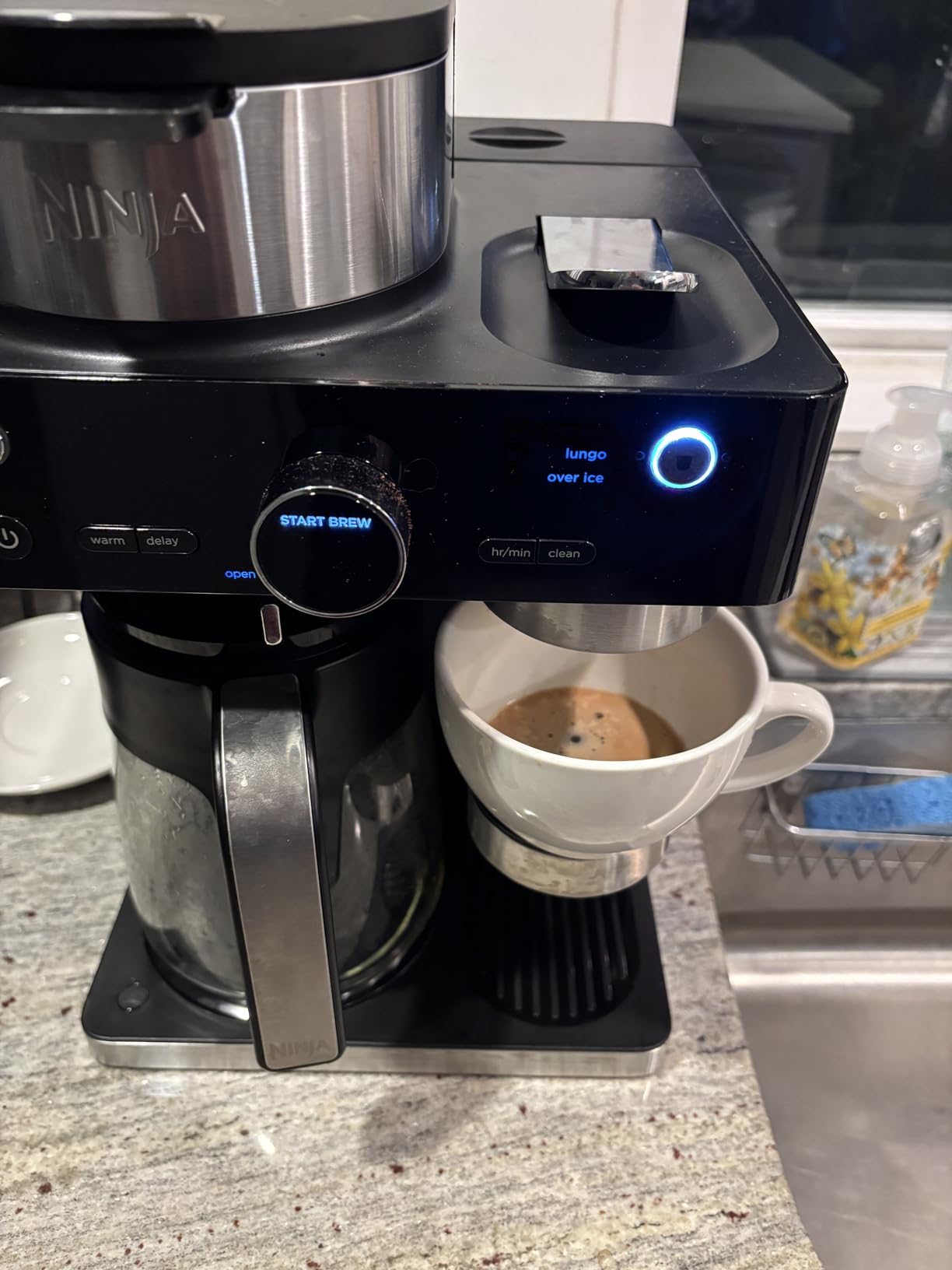Ninja Espresso & Coffee Maker, Nespresso Capsule Compatible, Black, CFN601 | Barista System, 3 Espresso Brew Styles, Single-Serve Coffee, Built-in Frother, Espresso, Cappuccino & Latte Maker customer photo 1