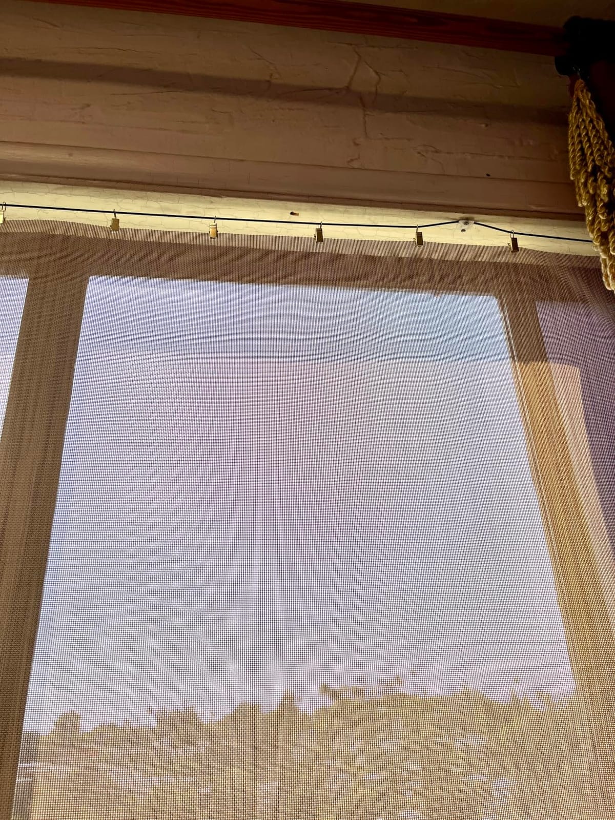 Phifer Solar Screen Mesh 80% Shade - Black, Roll 60 in x 25 ft | Energy-Saving Solar Screen Roll, DIY Exterior Sun Shades for Reduced Glare and More Privacy, Window, Patio, & Porch customer photo 1