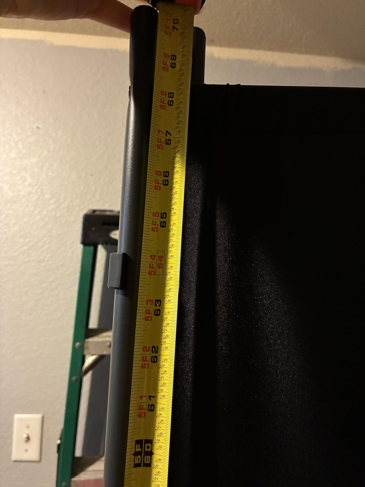 Room Divider 4 Panel-88''Wide,6FT Room Dividers and Folding Privacy Screens | Wider Metal Base & Non-wobbly, Fabric Divider Panel for Room Partition,Portable Wall Divider Screen for Bedroom,Office,Studio customer photo 2