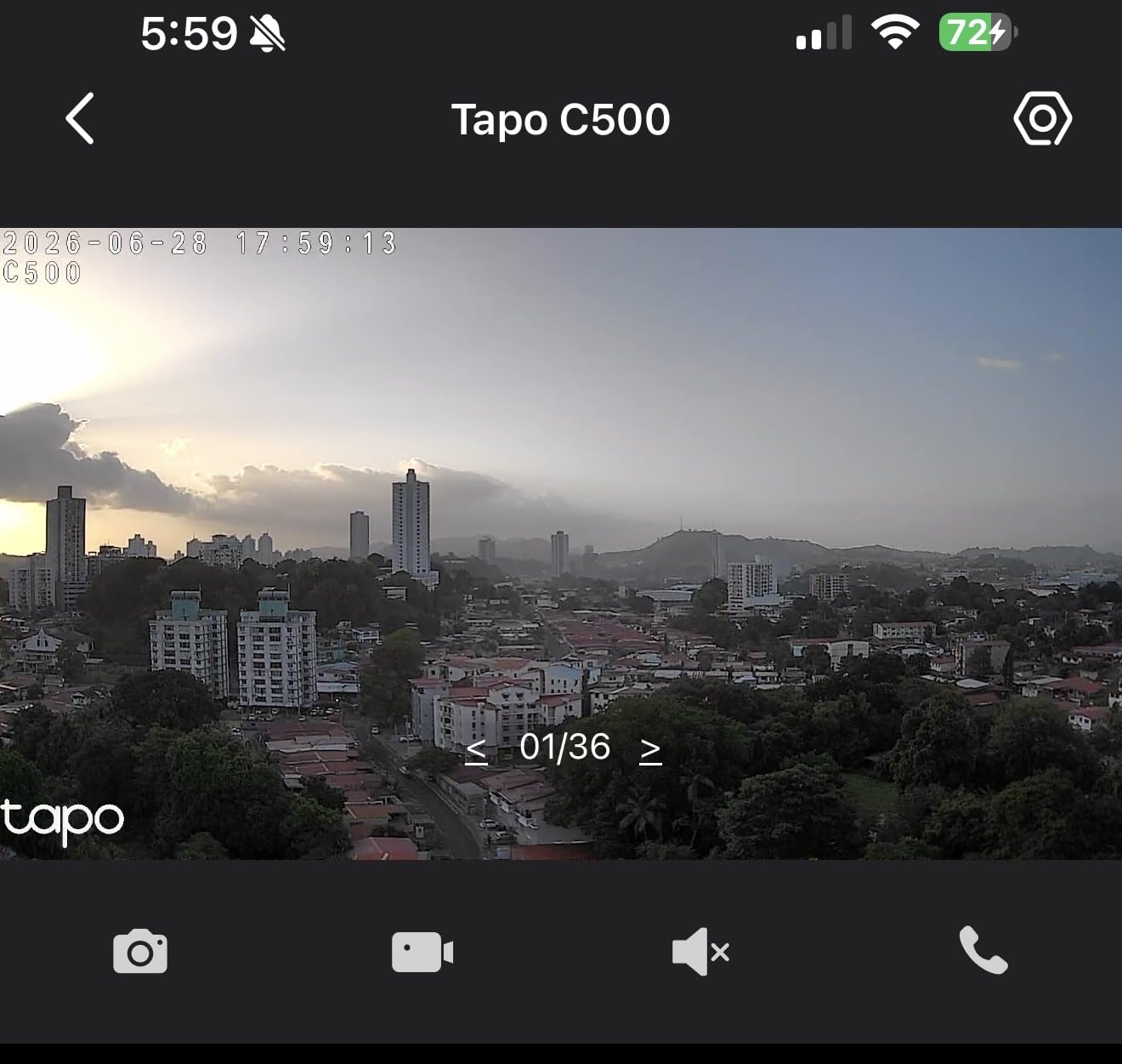 Tapo 1080P Outdoor Wired Pan/Tilt Security Wi-Fi Camera, 360 Degree View, Motion Tracking, Works with Alexa & Google Home, Night Vision, Free AI Detection, Cloud & SD Card Storage (up to 512GB), Tapo C500 customer photo 1