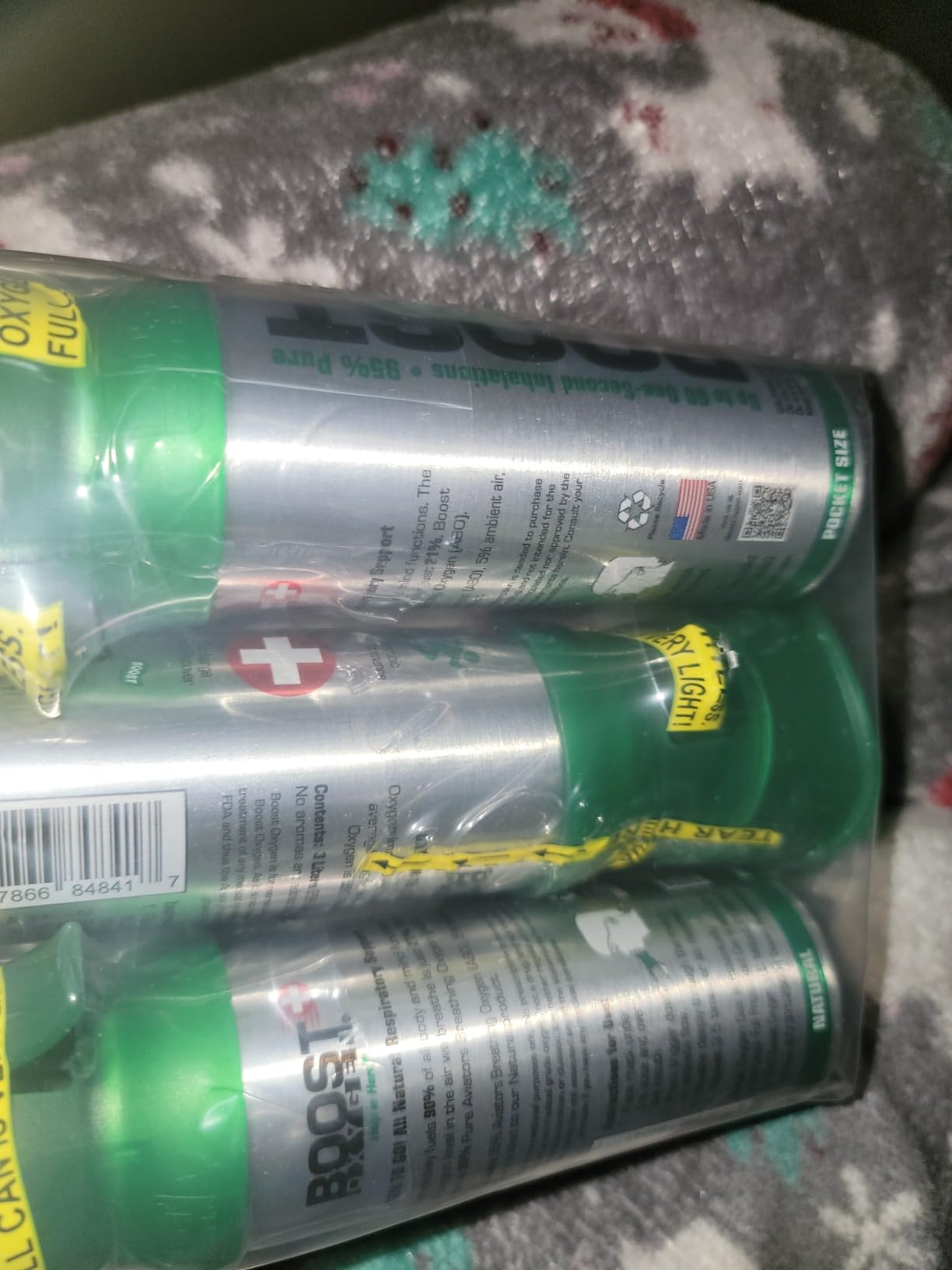 Boost Oxygen Pocket Size Natural 3L Canister, 2 Pack | Fits in a Bag, Purse & Pocket - No Added Aromas - For On-The-Go Quick Trips customer photo 1