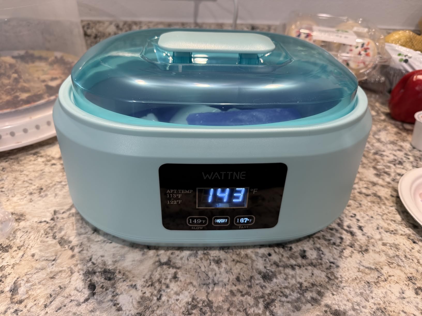 Paraffin Wax Machine for Hand and Feet -Paraffin Wax Warmer Moisturizing Kit Auto-time and Keep Warm Paraffin Hand Wax Machine for Arthritis (Pink) customer photo 2