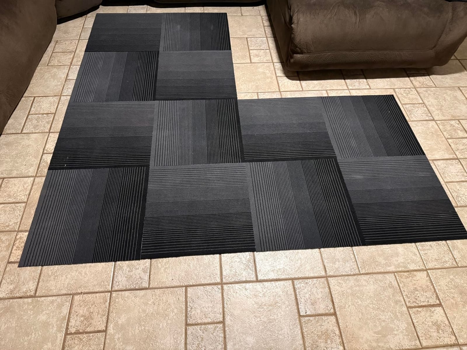 Carpet Tiles, Carpet Squares, Office Carpet Tiles Removable, Carpet Tile Flooring for Basement, 20