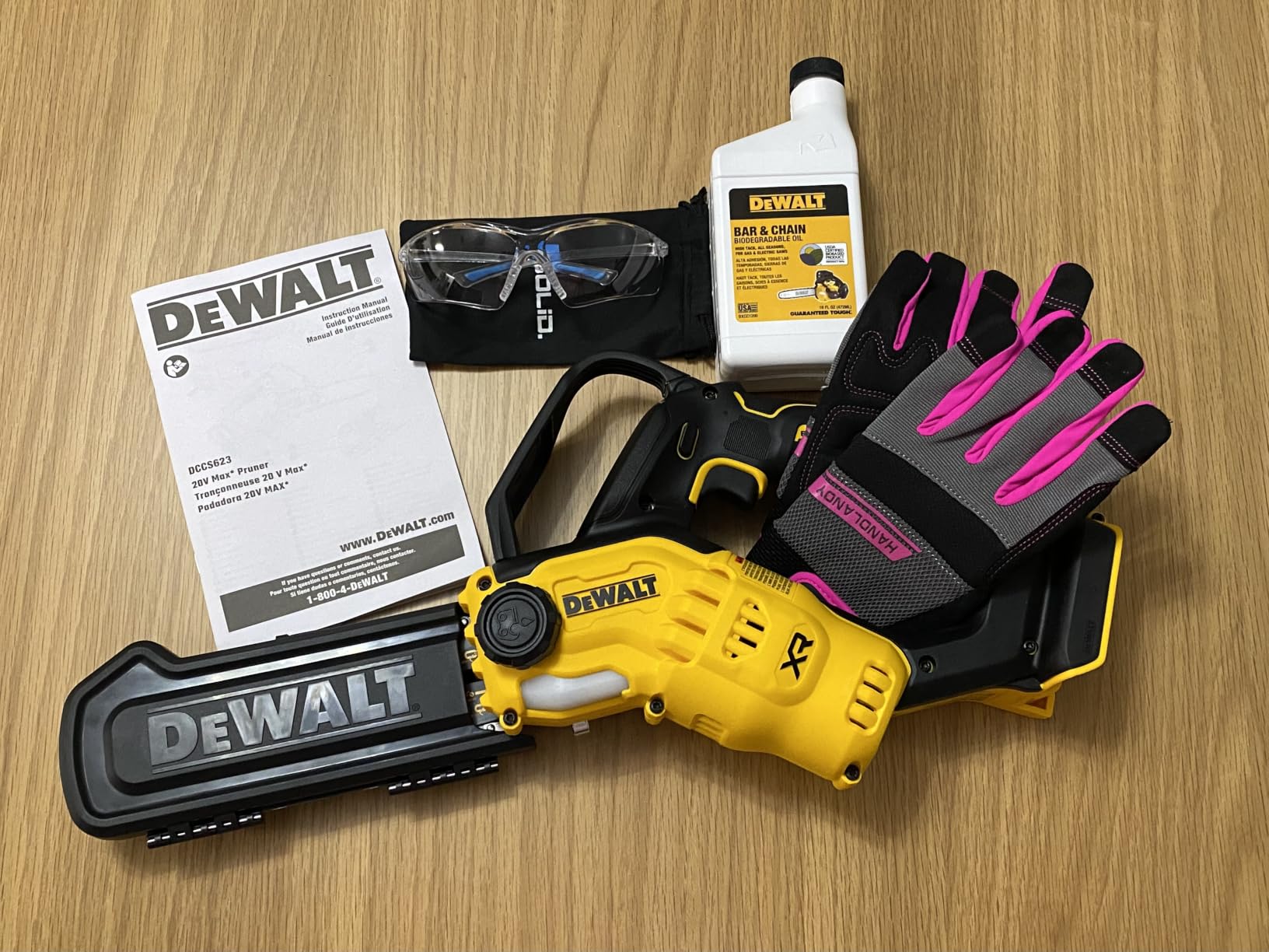 DEWALT Chainsaw Pruning Cordless 20V MAX 8