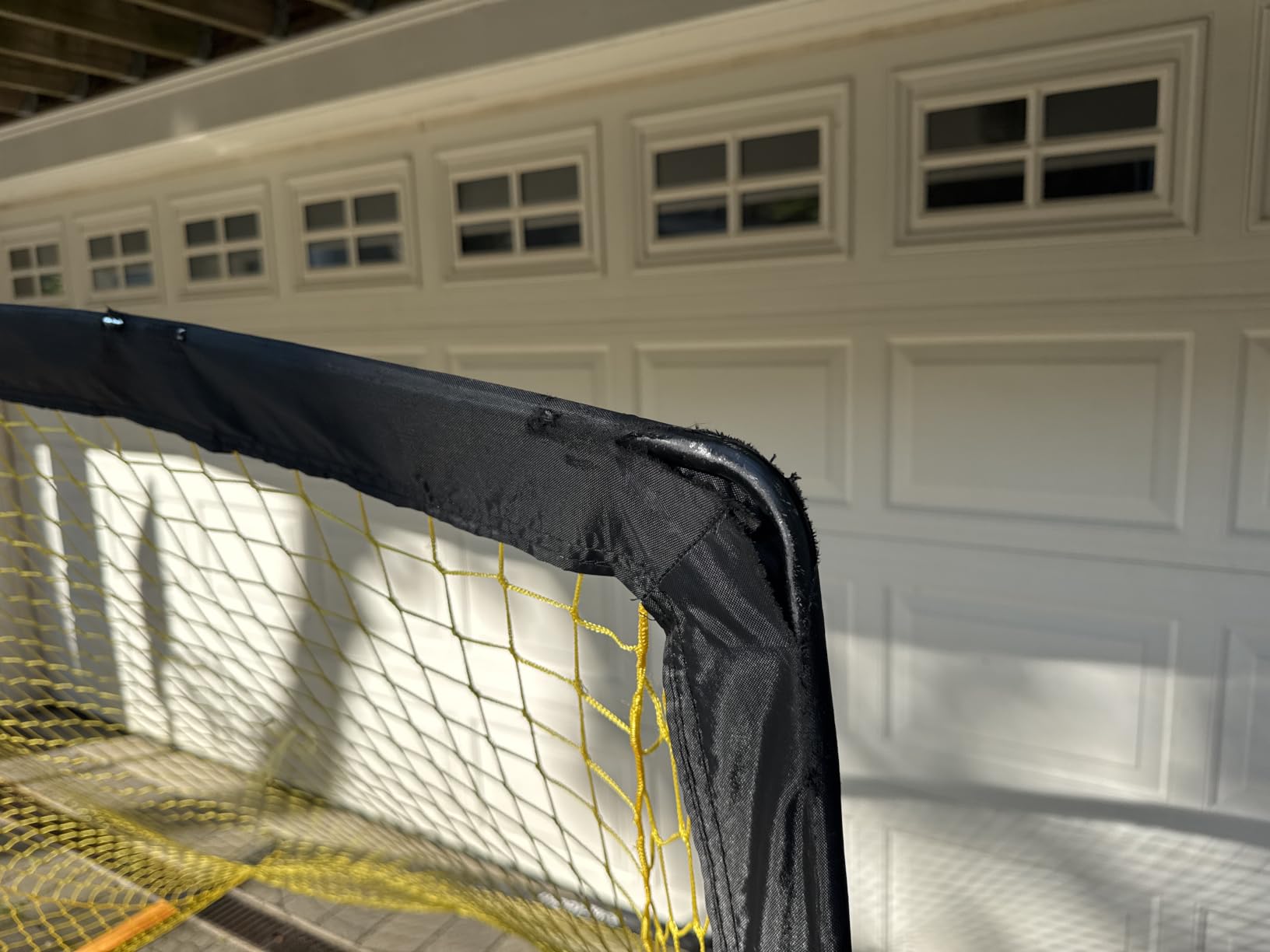 Happy Jump 7x5' & 5x3.6' Portable Soccer Goals for Kids Ages 6-14, Weatherproof Net and Steel Frame for Backyard Fun and Outdoor Training, Quick Setup and Sturdy for All Weather Conditions customer photo 2