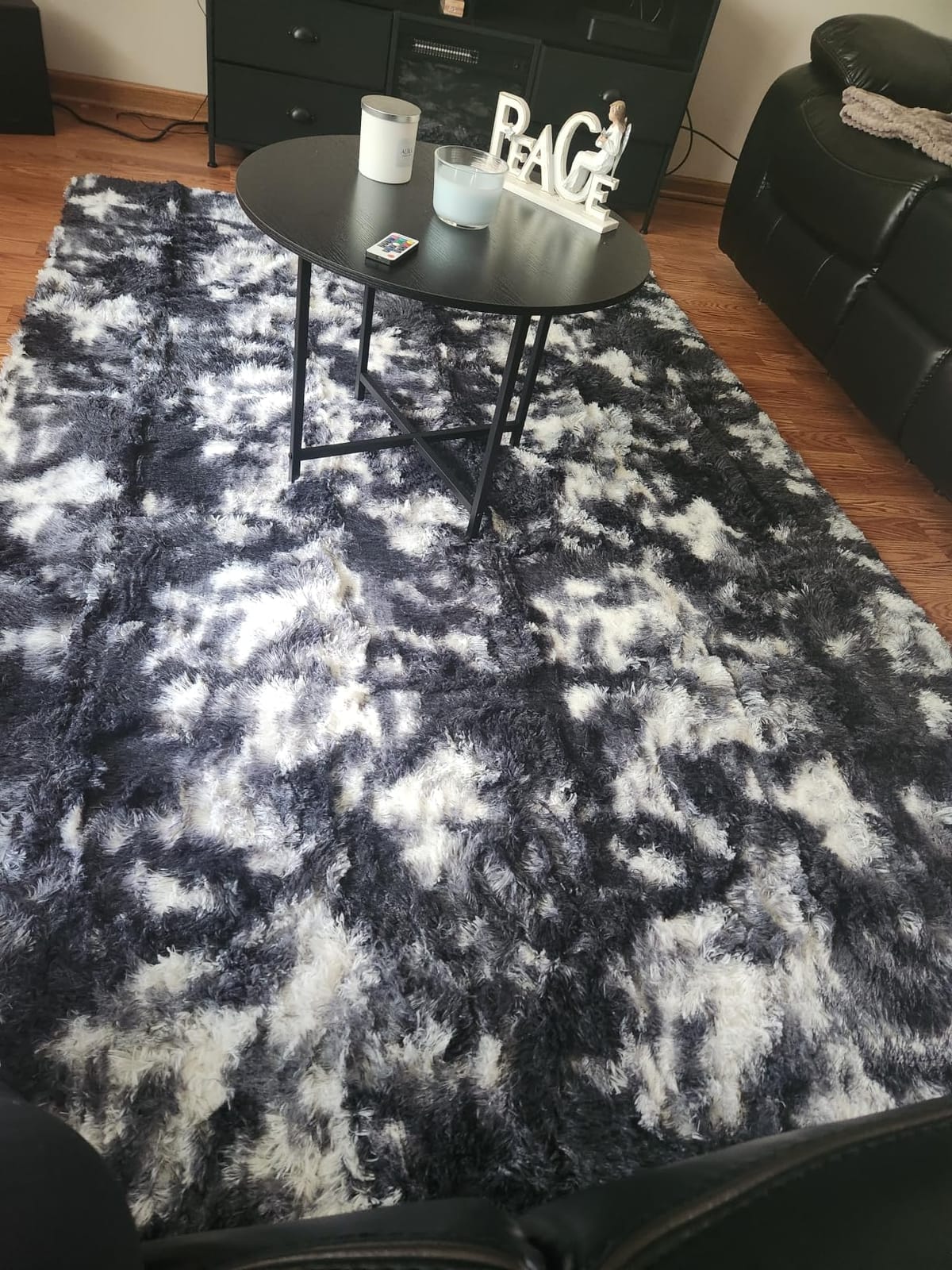 2x6 Black Fluffy Soft Runner Rug for Bedroom Hallway Entryway Kitchen | Soft Plush Stays Put Rubber Backing No Shedding Lays Flat Kitchen Bathroom Entryway Shag Furry Carpet Home Decor customer photo 1