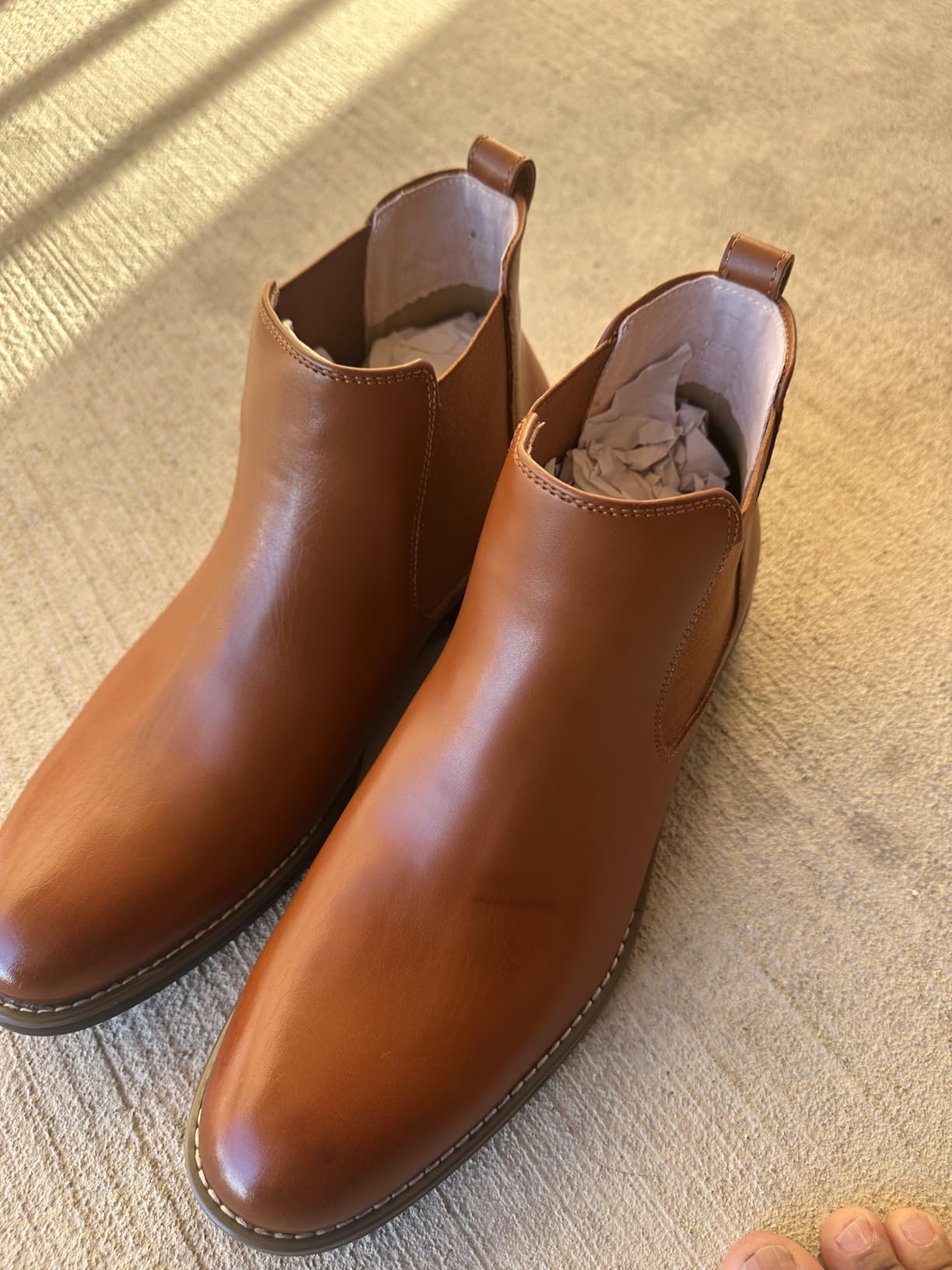 Men's Classic Chelsea Ankle Dress Boots customer photo 2