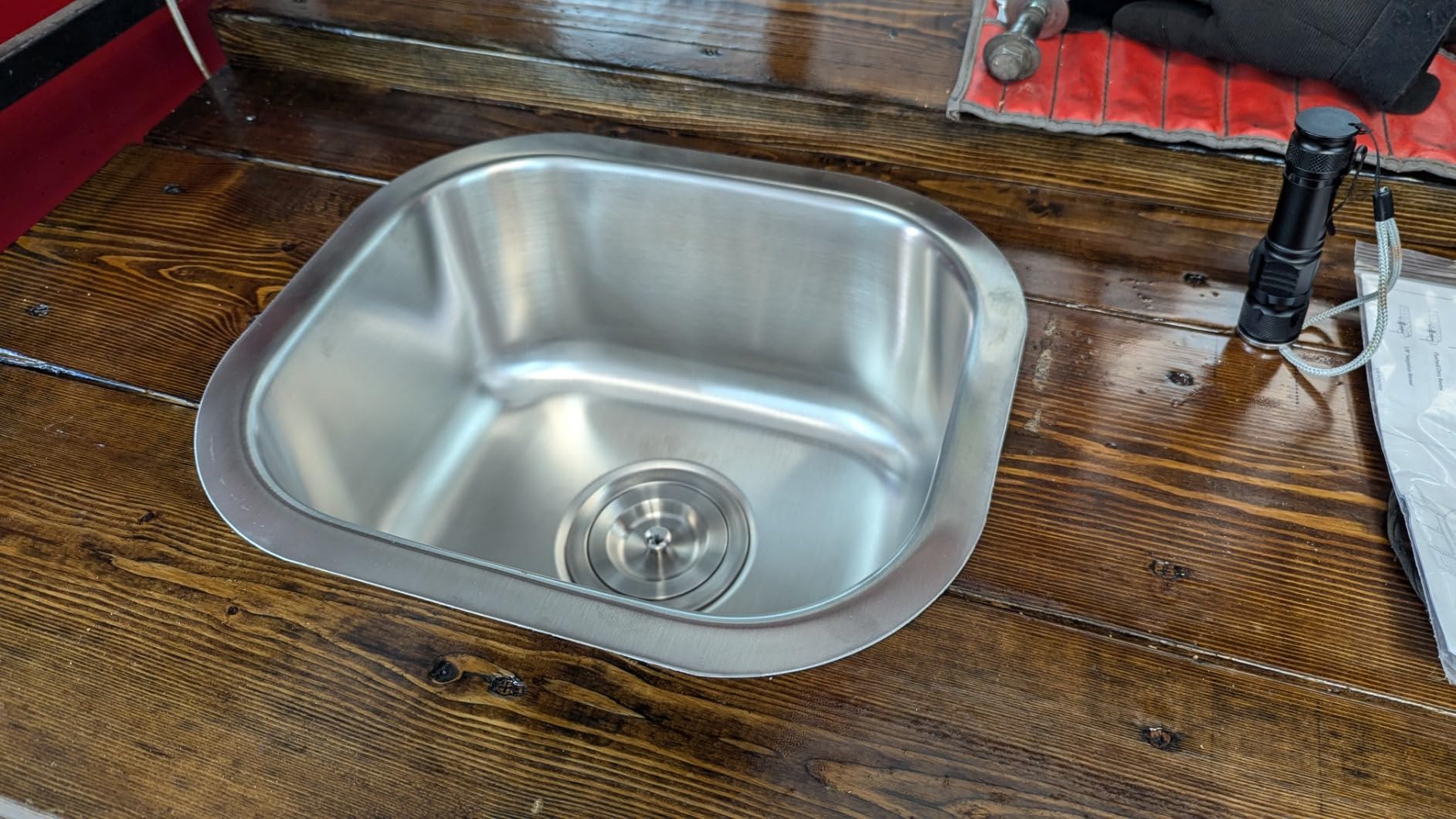 ORLANDO 16x16 inch Undermount Bar Prep Sink - 18 Gauge Stainless Steel Single Bowl Compact Kitchen Sink with Basket Strainer for Small Kitchen & Wet Bar customer photo 1