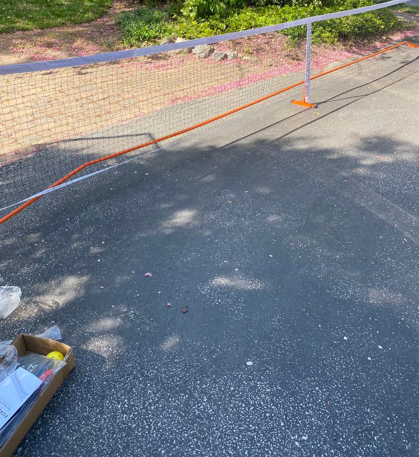 Zdgao Portable Pickleball Net with Pickleballs and Carry Bag for Driveway | 22FT Regulation Size Pickle Ball Net, Weather Resistance Strong Steel Frame, Easy Setup for Indoor Gym, Outdoor Court customer photo 2