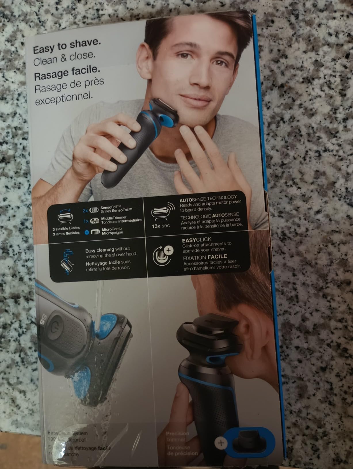 Electric Shaver for Men, Series 5 5118s, Waterproof, Wet & Dry Shave, Turbo Shaving Mode, Foil Shaver with Precision Trimmer, Battery Powered, 50 Minute Battery Runtime customer photo 2