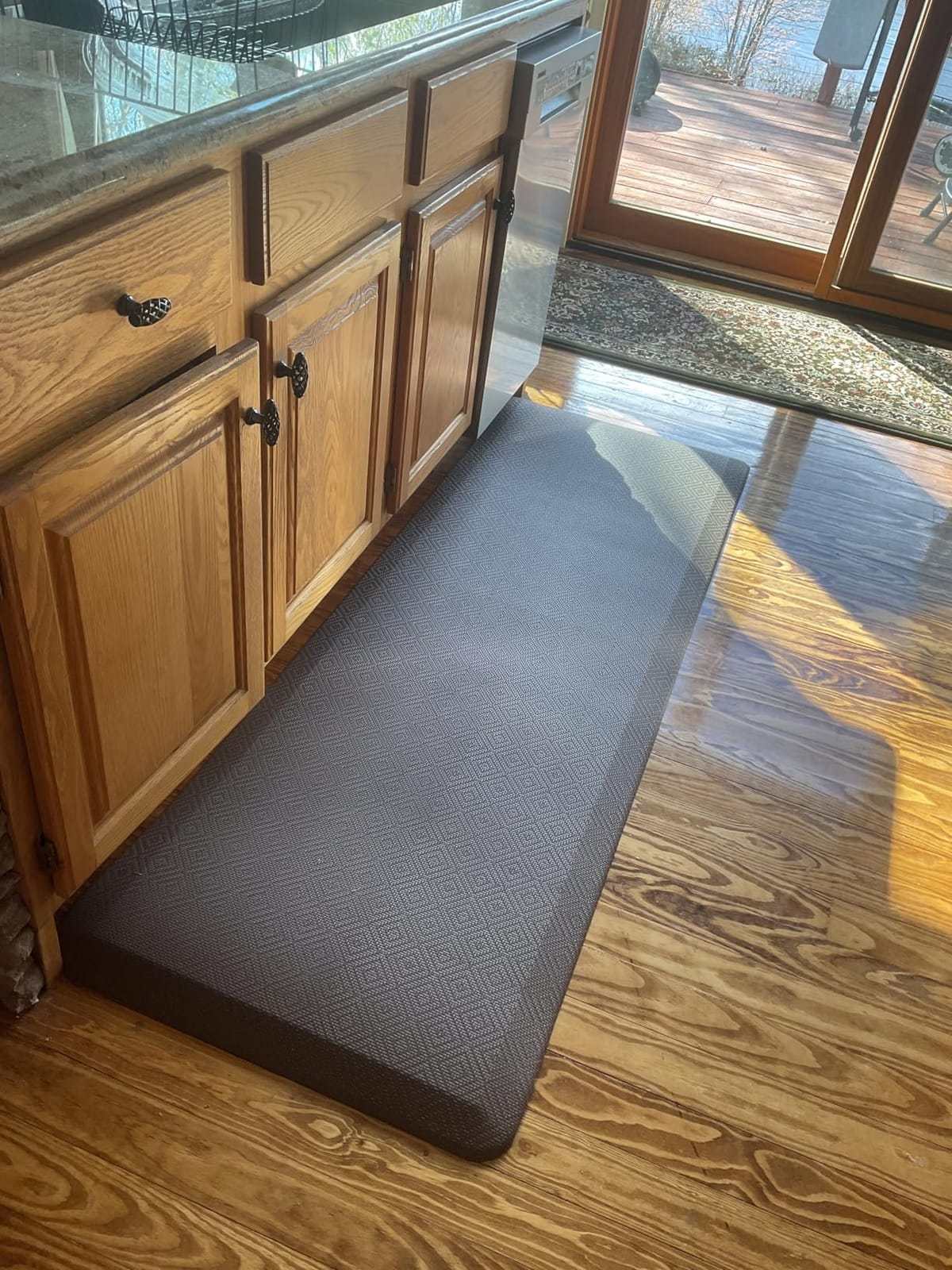 Ophyan Kitchen Mats for Floor, 3/4 inch Thick, 20x39 Anti Fatigue Cushioned Mat, Kitchen Rugs, Waterproof, Comfort Ergonomic Standing Mat for Office, Home, Sink with 99+ Pairs of Anti-Slip Bottom Ridges customer photo 2