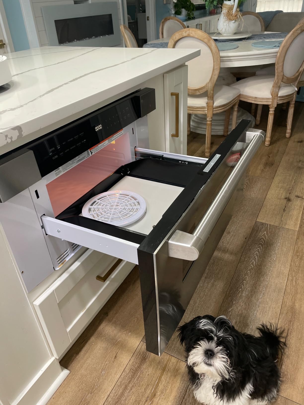 KoolMore 30 in. Microwave Drawer, 1.2 cu. ft. Capacity in Stainless-Steel (KM-MD30-SS) customer photo 2