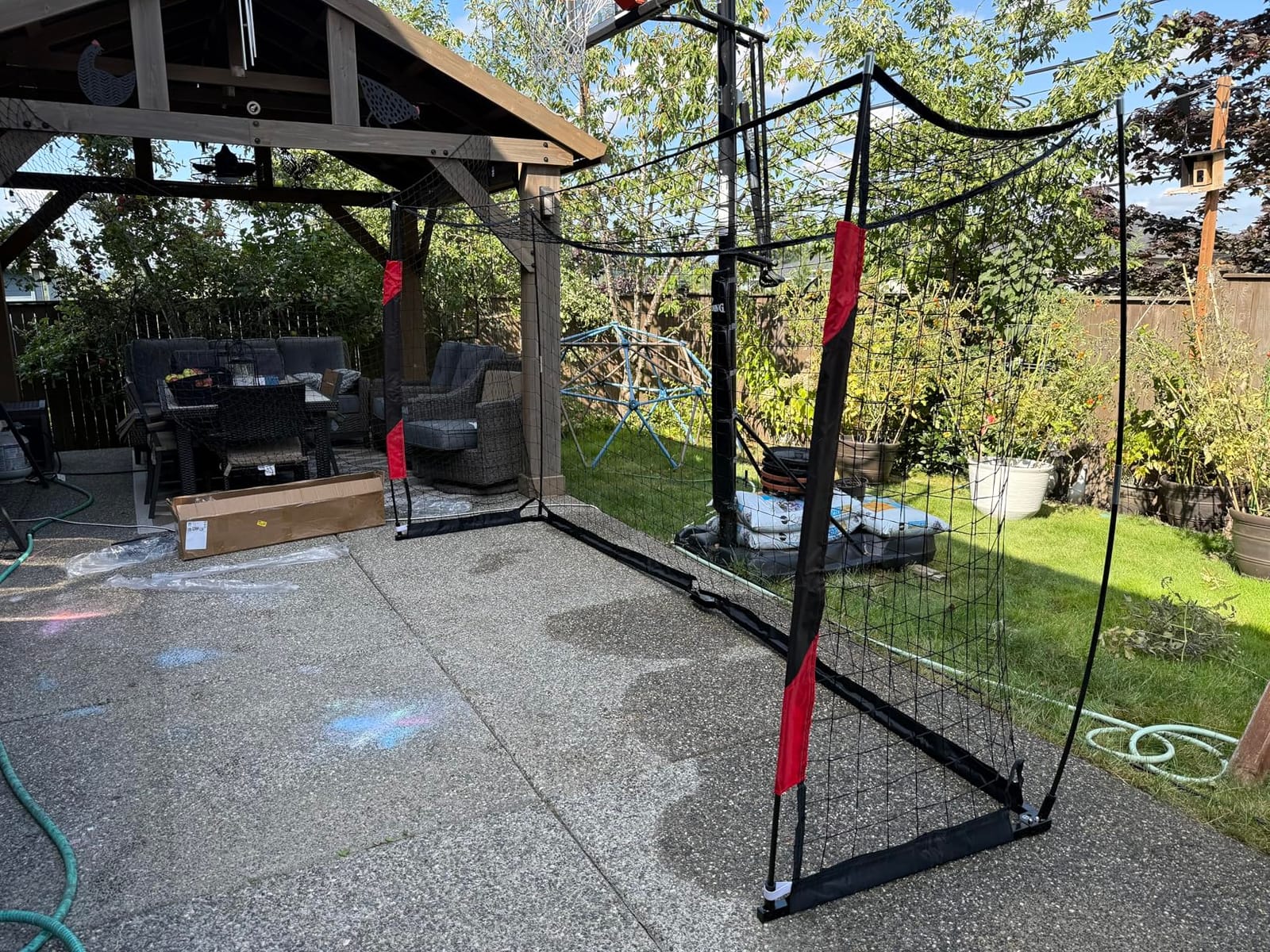 Kids Soccer Goals for Backyard, 2 of 6 x 4 ft Kids Soccer Goal Set Soccer Net with 10 Soccer Cones, Agility Ladder & Carry Bag, Portable Soccer Training Equipment customer photo 2