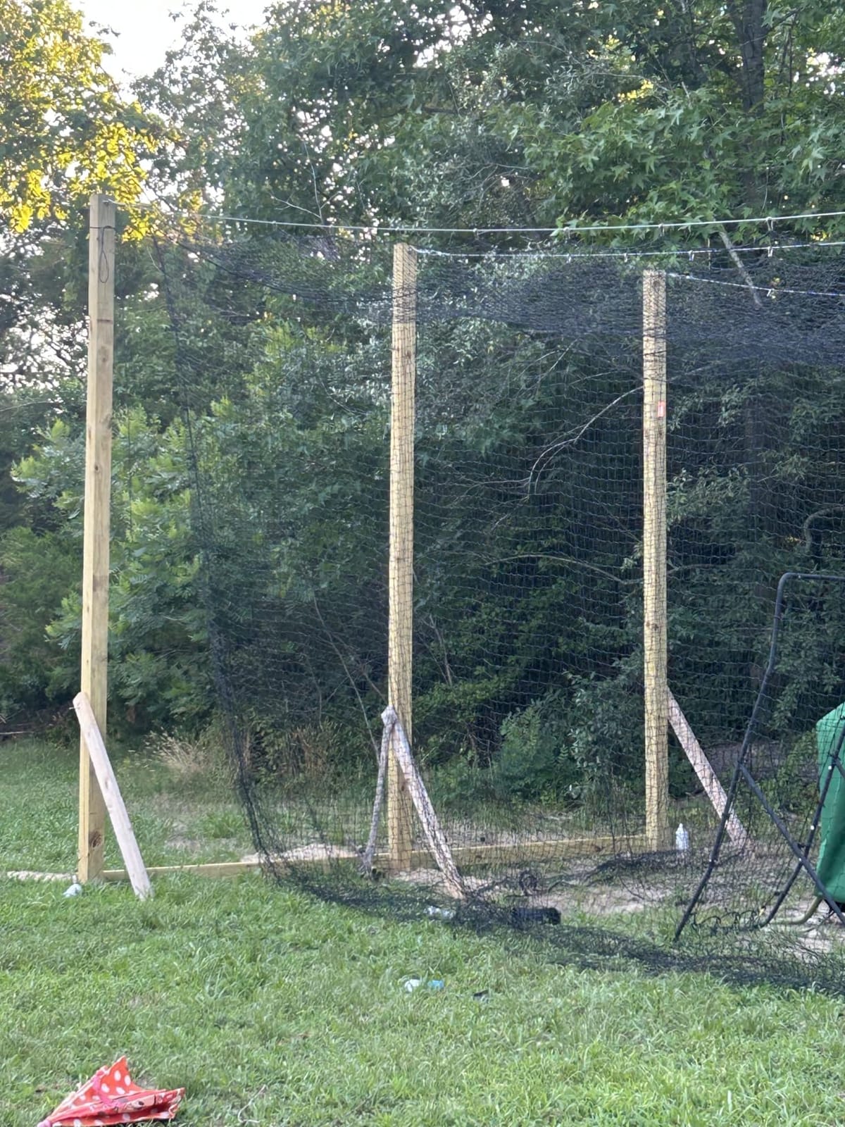 VEVOR Baseball Batting Cage,Professional Softball Baseball Batting Hitting Training Net,Heavy Duty Enclosed PE Practice Portable Pitching Cage Net&Carry Bag,for Backyard,Field,Indoor&Outdoor customer photo 1