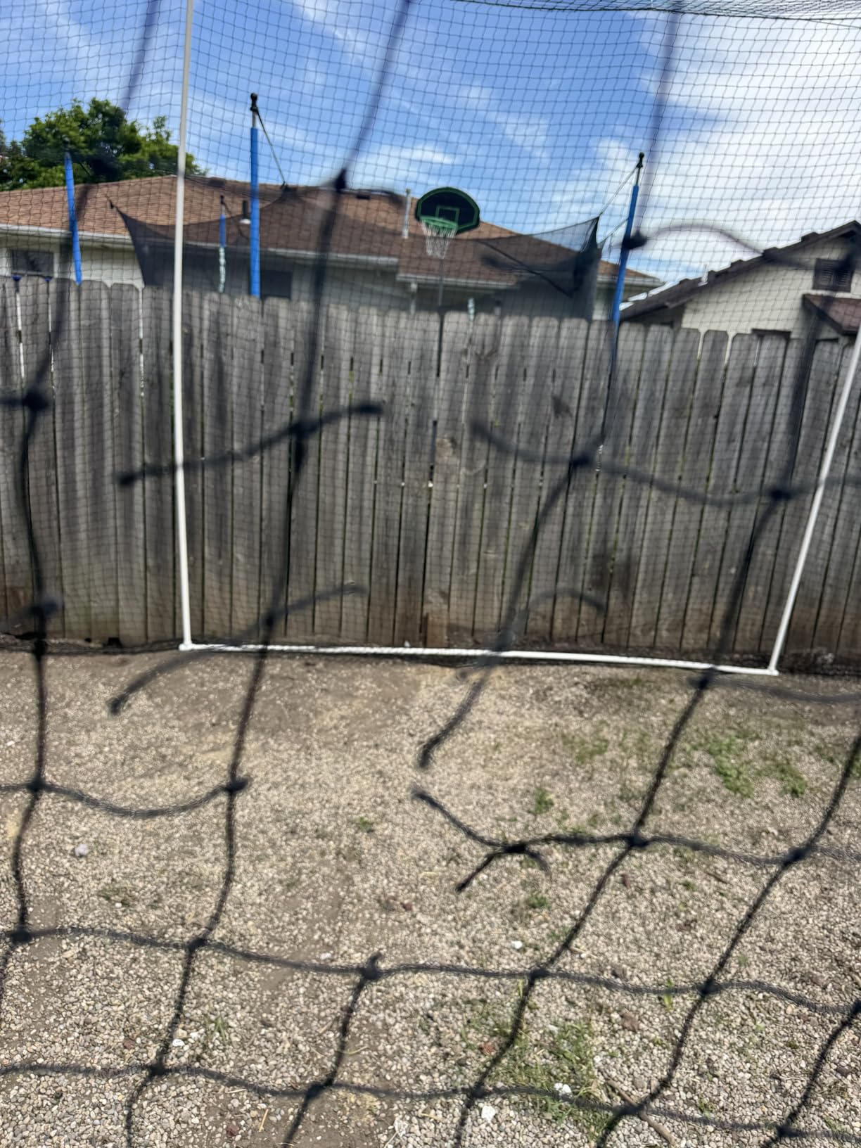 VEVOR Baseball Batting Cage,Professional Softball Baseball Batting Hitting Training Net,Heavy Duty Enclosed PE Practice Portable Pitching Cage Net&Carry Bag,for Backyard,Field,Indoor&Outdoor customer photo 2