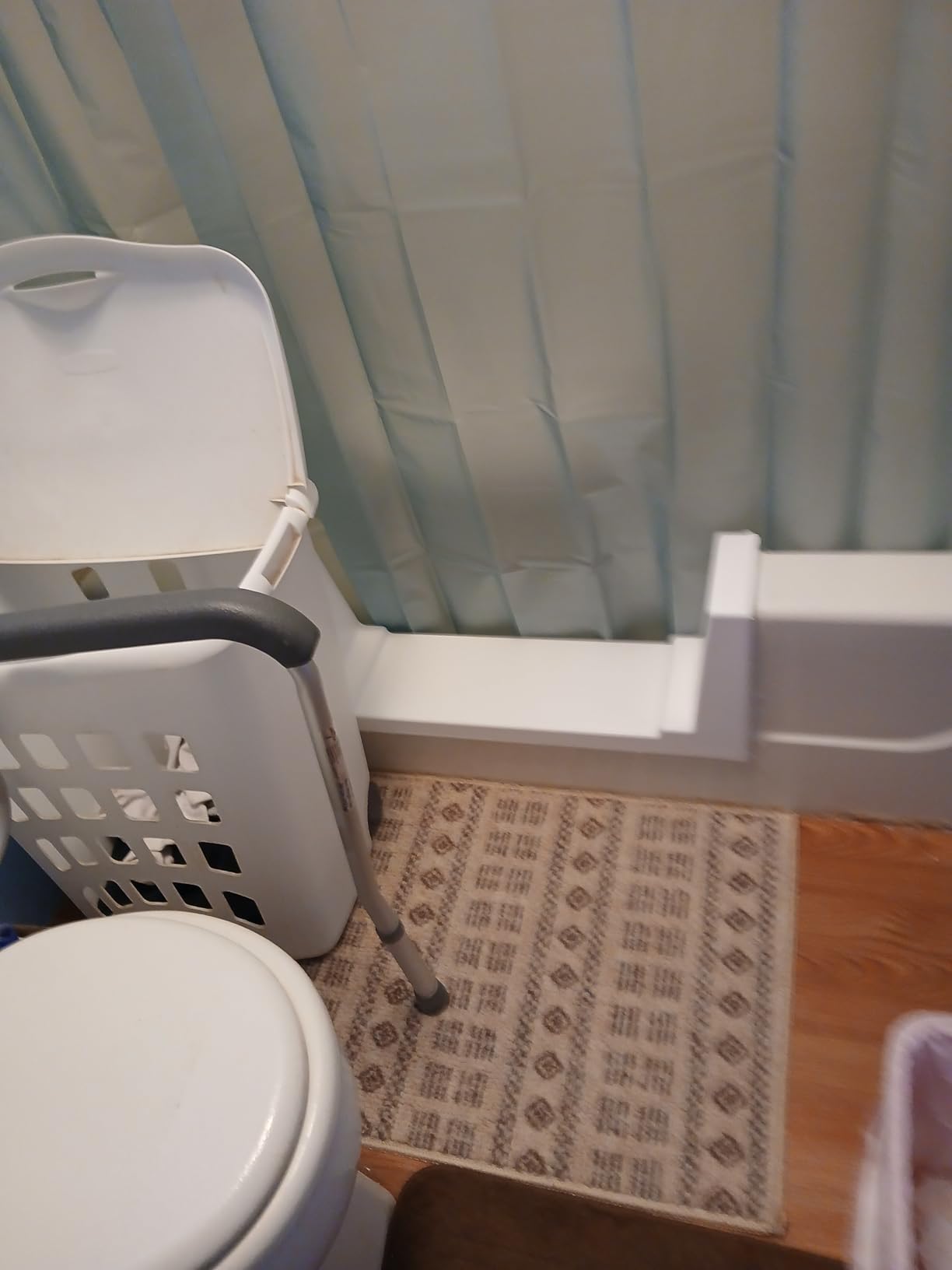 Walk-Thru Insert Accessibility Kit - Bath to Shower Conversion, White (Wide) customer photo 2