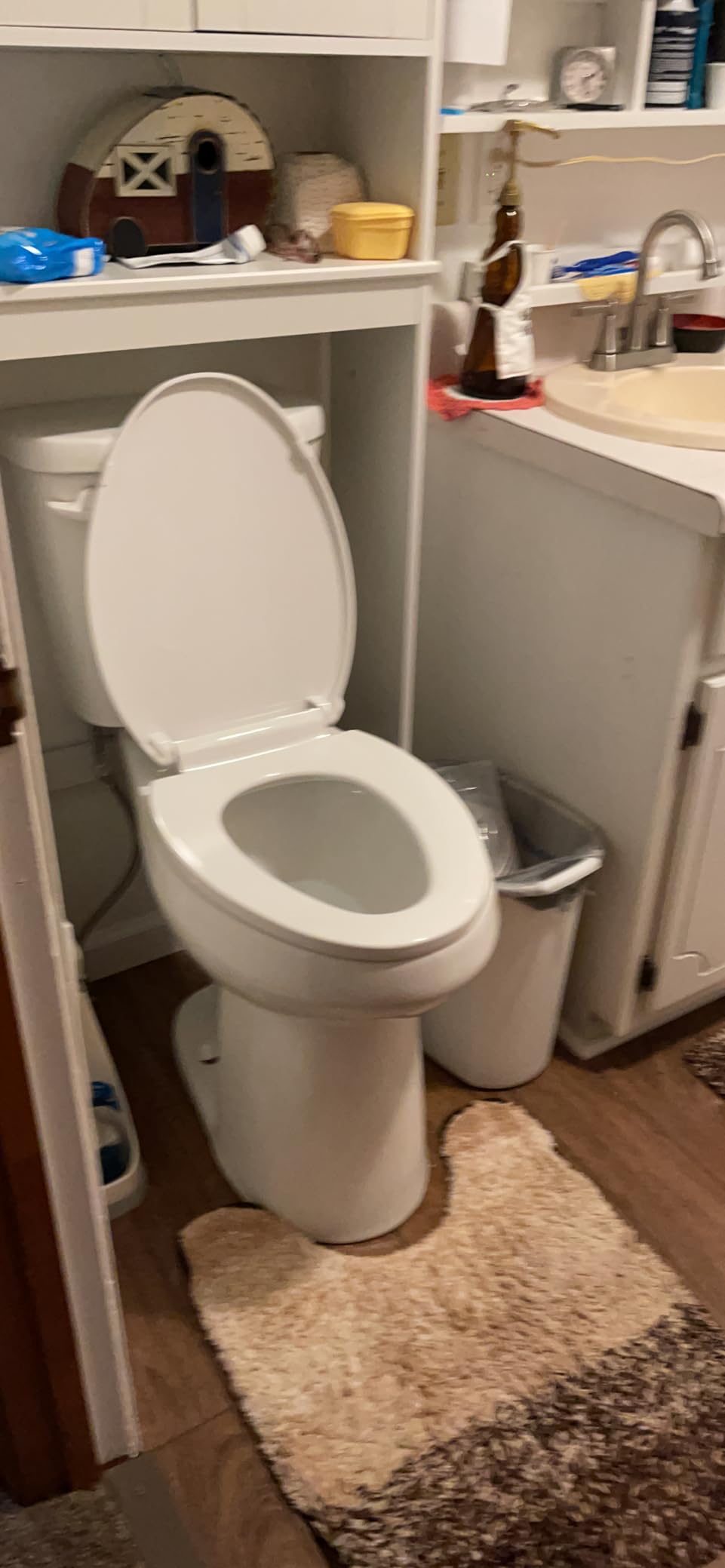 Simple Project 21 Inch High Tall Toilet for Seniors & Tall Person, 1.28GPF | Elongated Comfort Seat, 1.28 Gpf Powerful Single Flush Extra Tall Toilet, 12 Inch Rough In Bathrooms Comfort Height Toilet customer photo 2