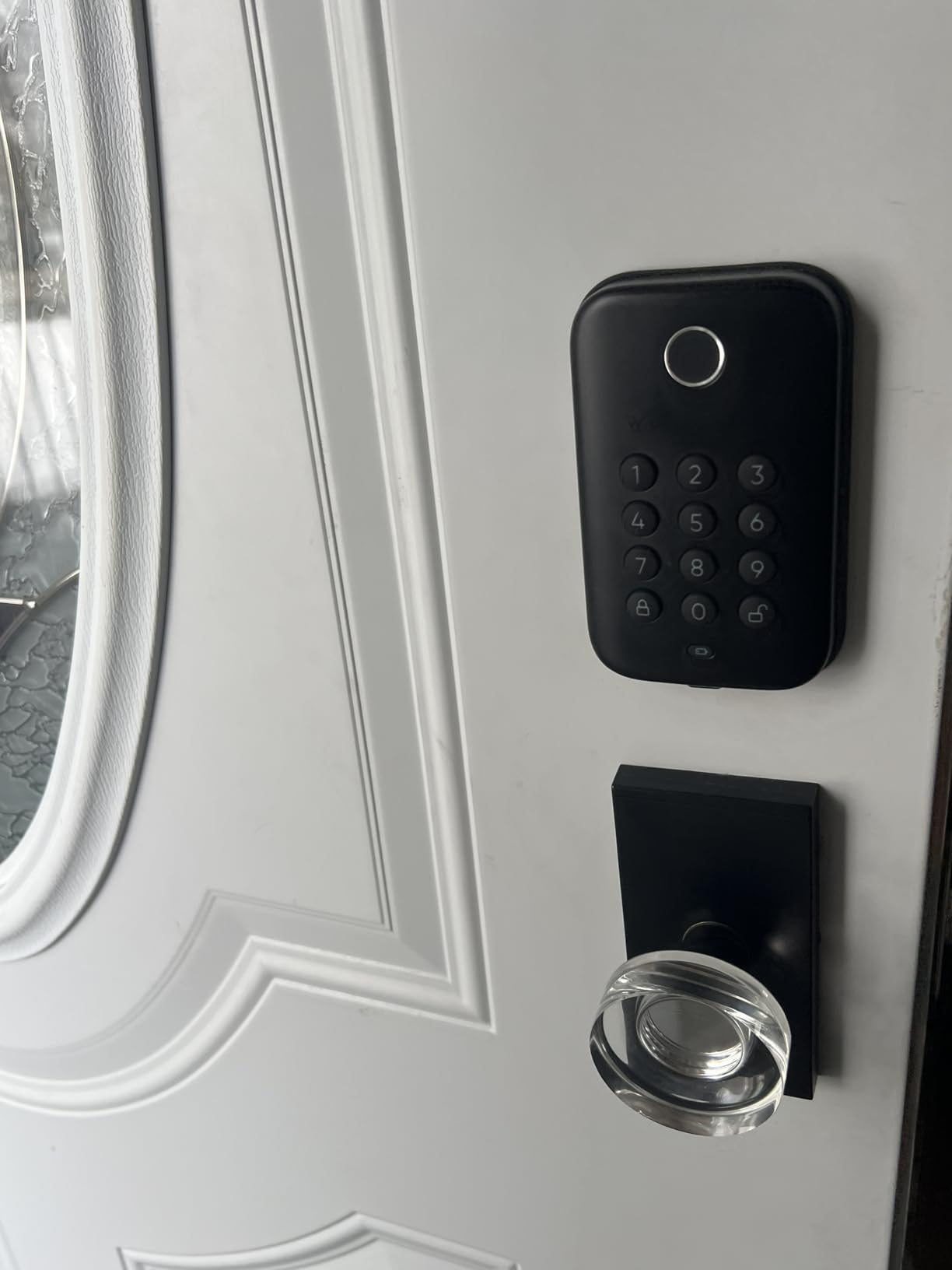 Wyze Auto-Lock Bolt, Fingerprint Unlock with Keypad, Electronic Entry Door Smart Deadbolt Lock, IPX5 Weatherproof, Easy Installation, Satin Nickel customer photo 1