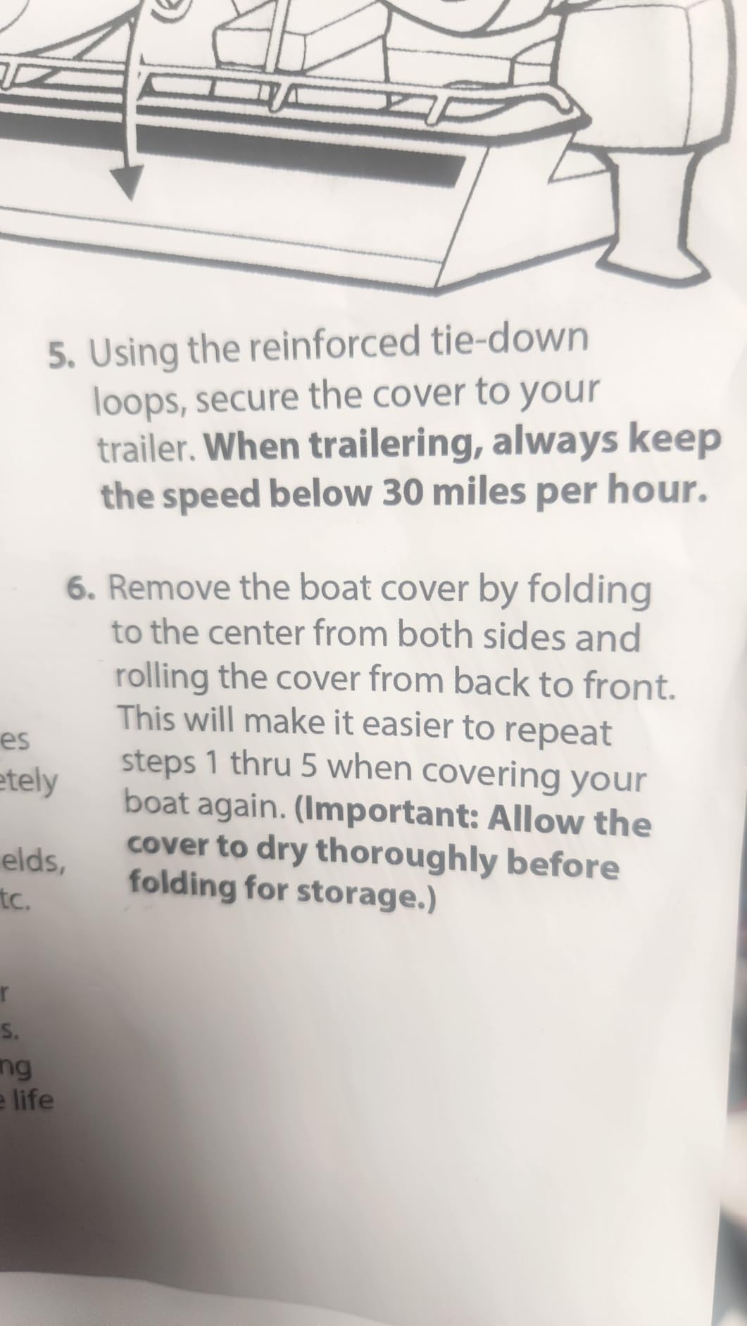 17-19FT Bass Boat Cover with Motor Cover, 1200D PU Waterproof Trailerable customer photo 1