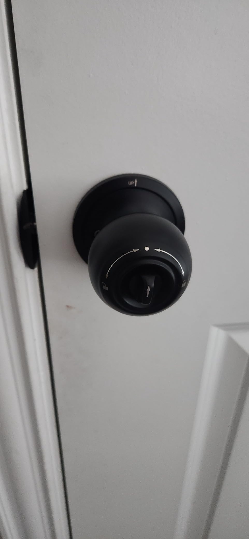 Fingerprint Door Lock, Smart Fingerprint Door Knob with Lock, Matte Black | Digital Door Lock with App Control & Key, Keyless Biometric Entry Door Locks for Bedrooms, Front Door, Home, Apartment, Office customer photo 1