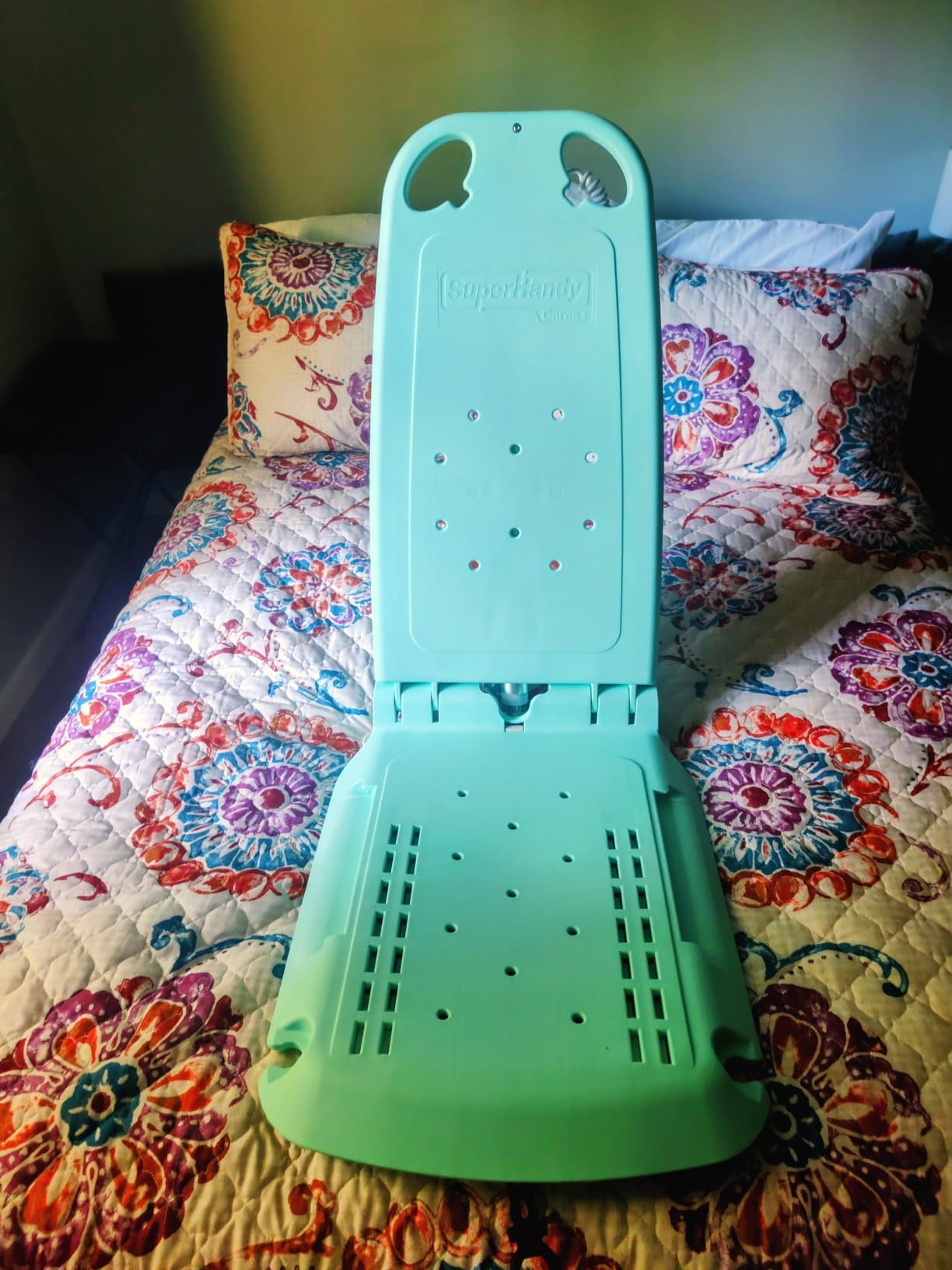 SuperHandy Portable Floor and Bath Lift, 330 lb Capacity, IP68 Waterproof | Portable patient lift helps raise users from floor to standing; built for rated specs and capacity; Home Care; Fall Recovery customer photo 1