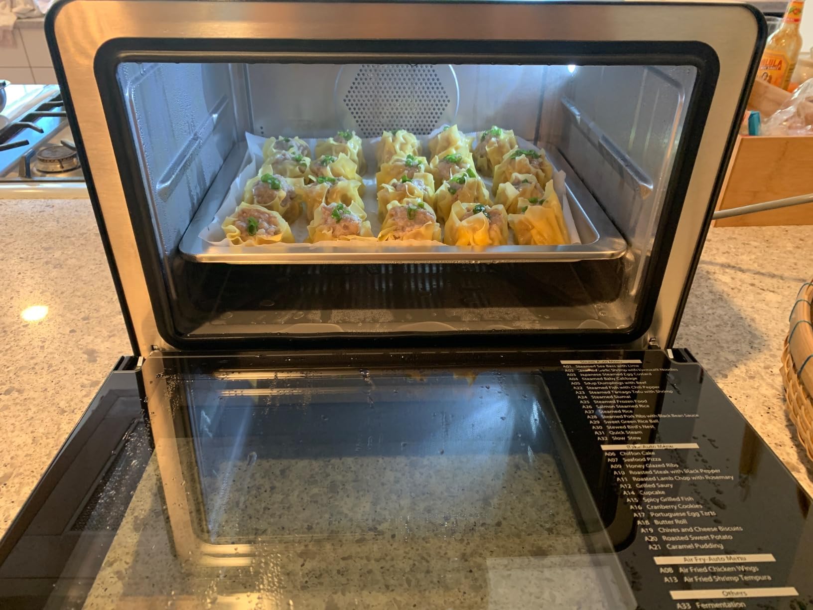 TOSHIBA 6-IN-1 Compact Steam Oven, Combi Oven Countertop with Convection Steam & Bake, Ferment, Air Fryer, Slow Cook, Smart APP Control, 36 Preset Menus and Steam Cleaning, 20L customer photo 2