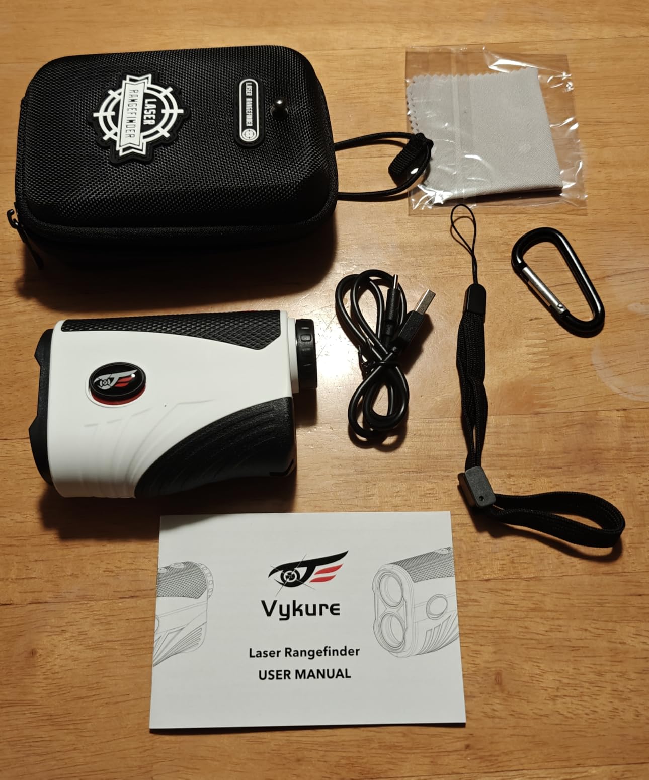 Golf Rangefinder with Slope - 1200 Yards Laser Range Finder with Flag Pole Locking Vibration, 7X Magnification rangefinder with Magnet Stripe customer photo 1