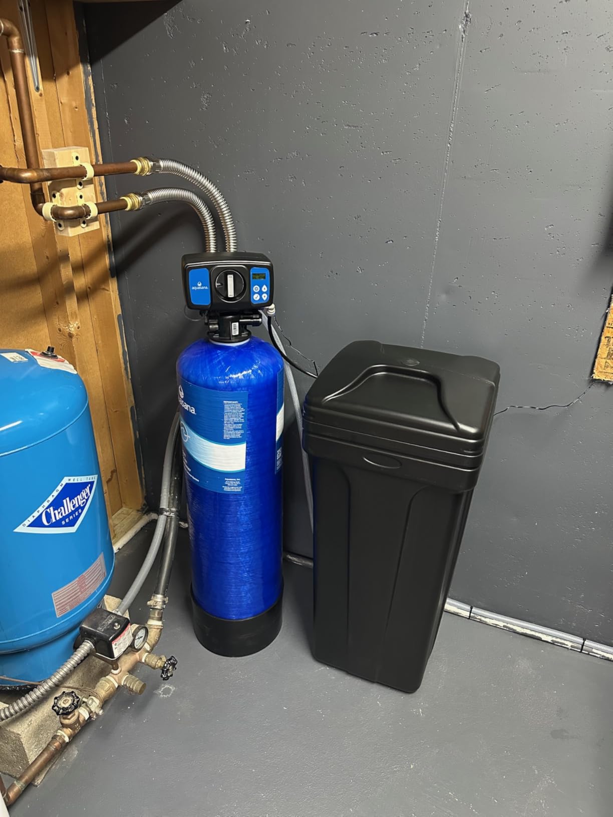 Aquasana SimplySoft Whole House Water Softener | 60K Grain | WH-SF60-BASE | Hard Water Reduction | 16.6 GPM | Metered Regeneration | Salt-Saving Efficiency | Base Tank & Cabinet | 5/10-Year Warranty customer photo 1